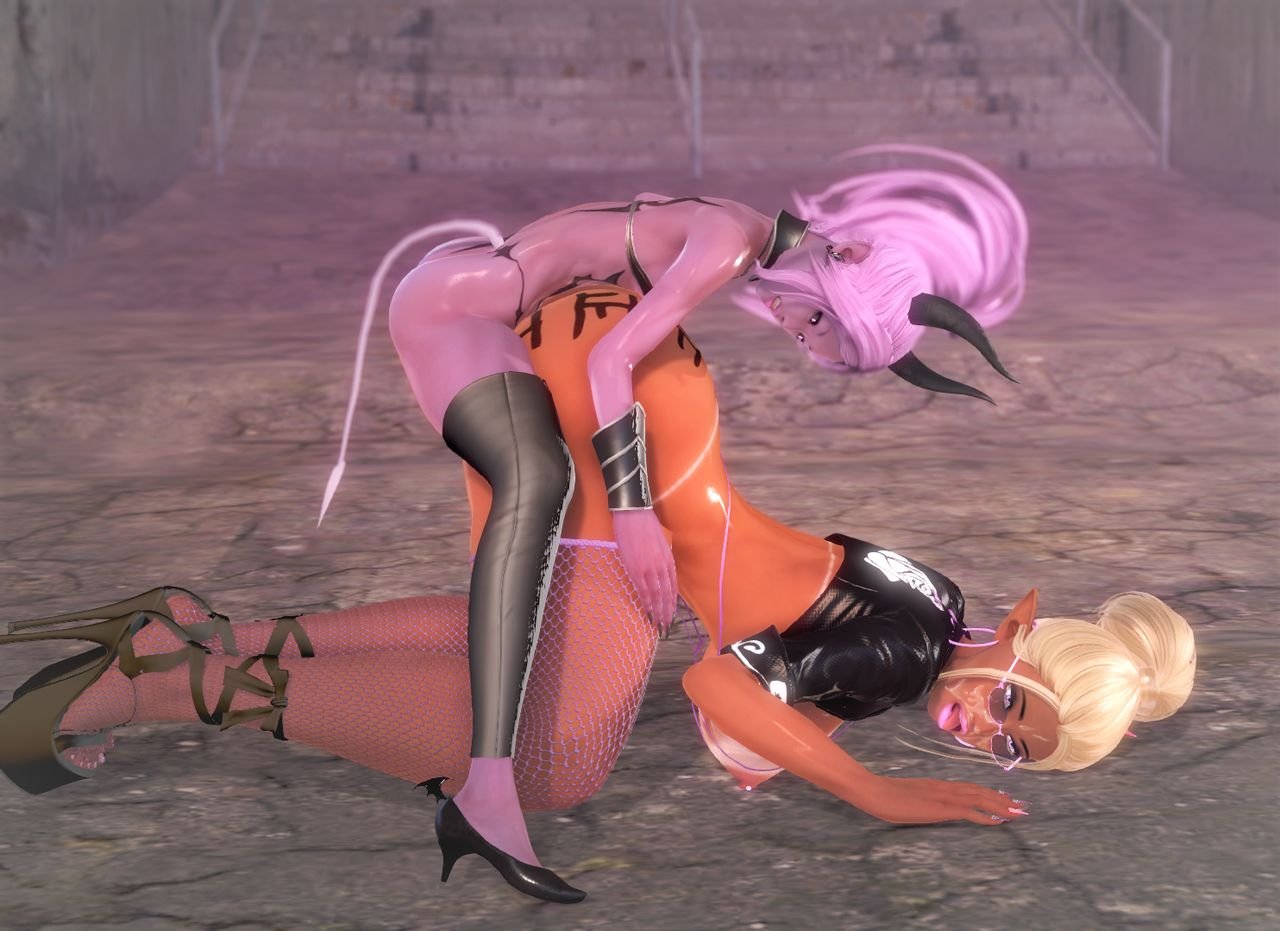 Hurator - Succubus Vs Sluts 3d porn comic image number 53