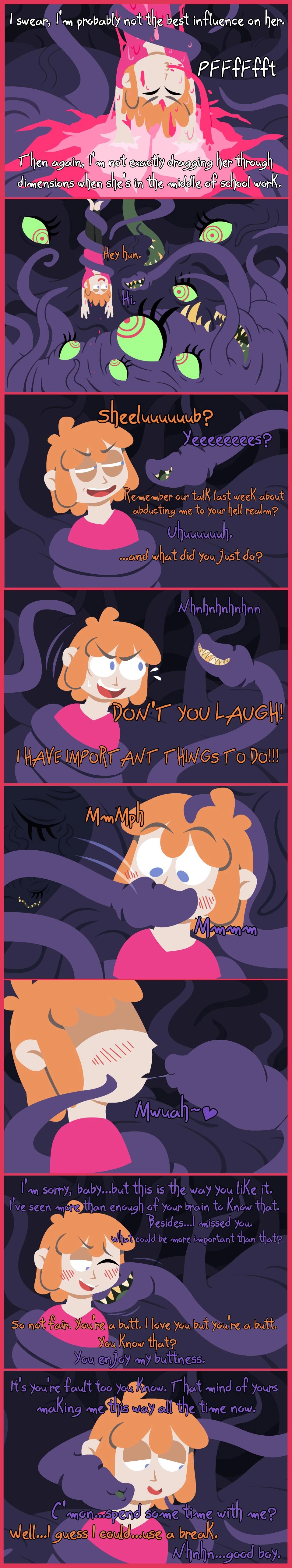 HELP! My Girlfriend Is A Crawling Chaos Demon! image number 7