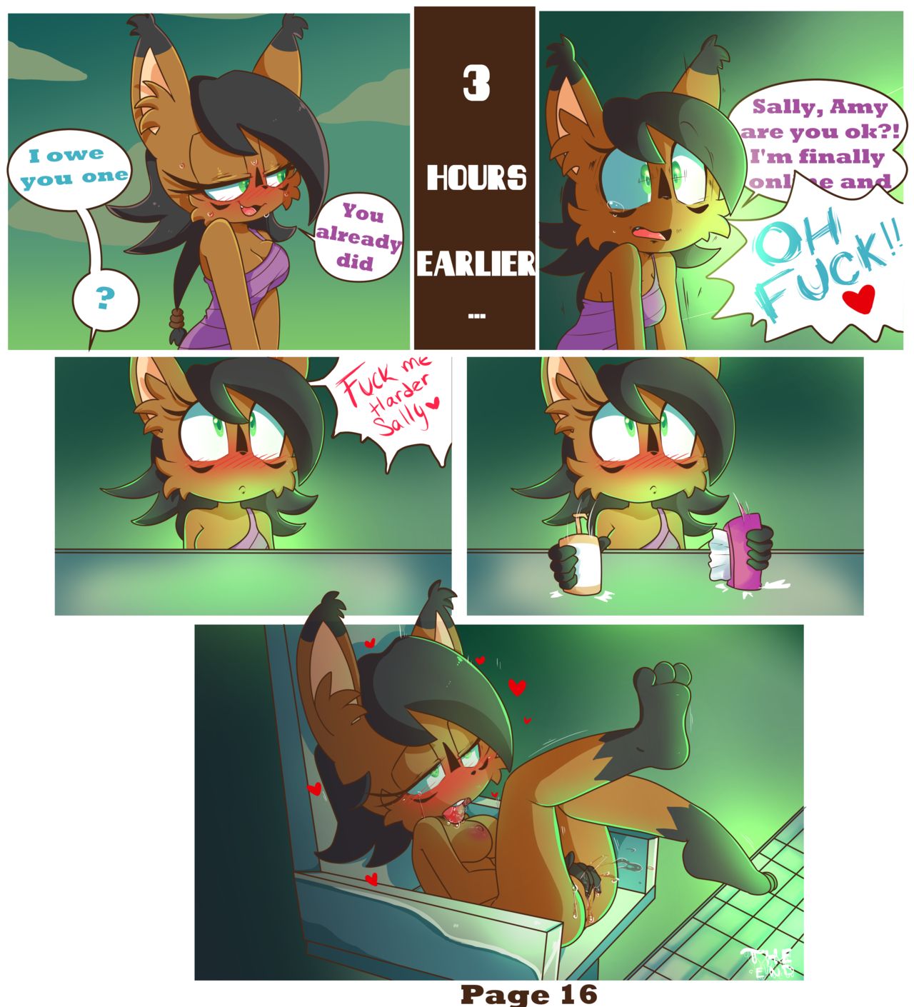 Sally and Amy in The Forbidden Fruit image number 16