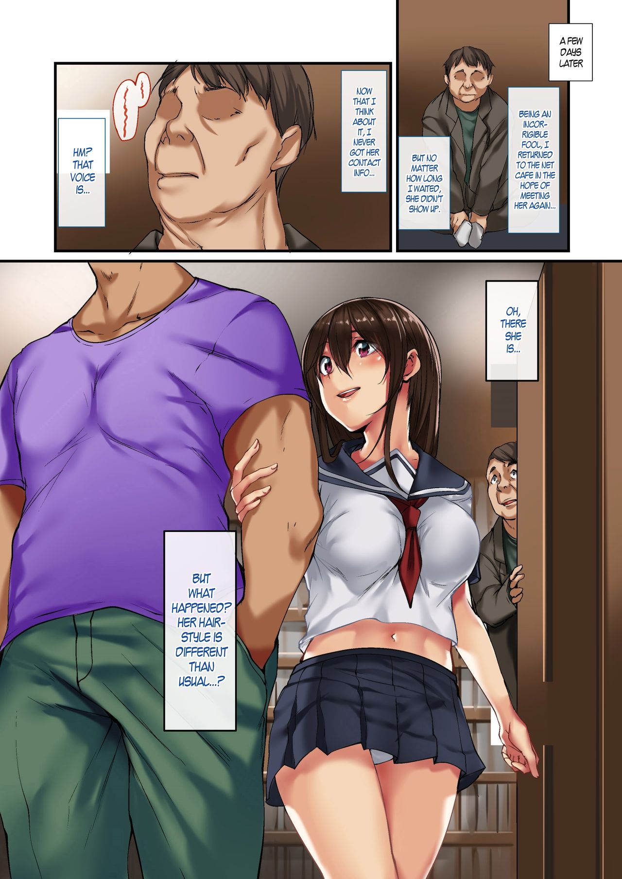 The Runaway Girl I Stumbled Across in a Net Cafe ~Hooked on Having Sex with Her~ image number 33