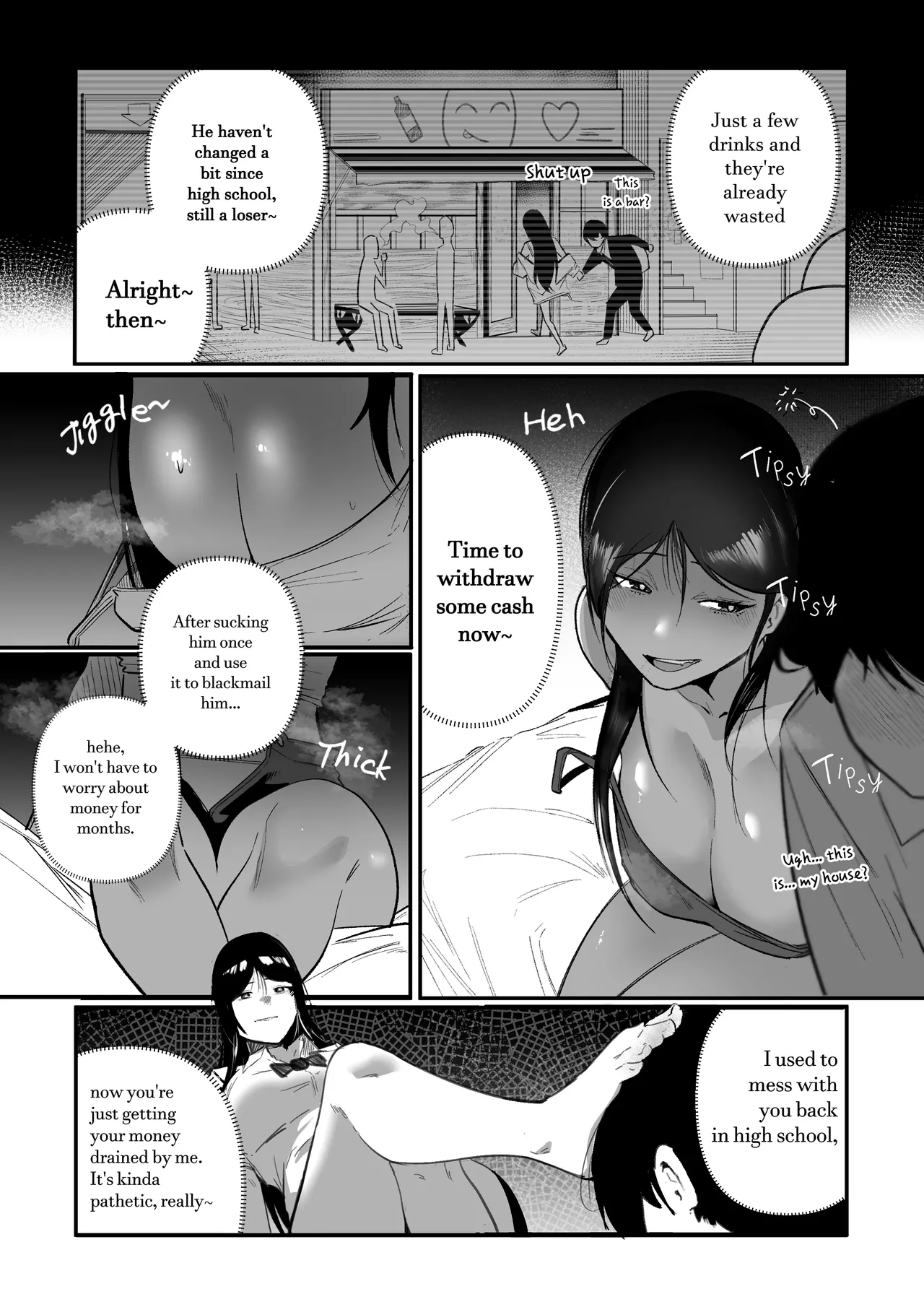 Living together with the buxom female bully!  Glamor Furyou Joshi ni Ijimerareta ga Doukyo suru Koto ni Shita image number 9