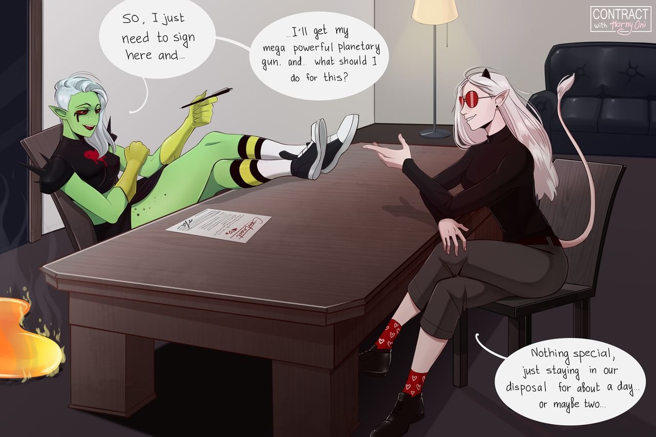 Horny-Oni - Contract with Horny Oni. Lord Dominator (Wander Over Yonder) image number 1