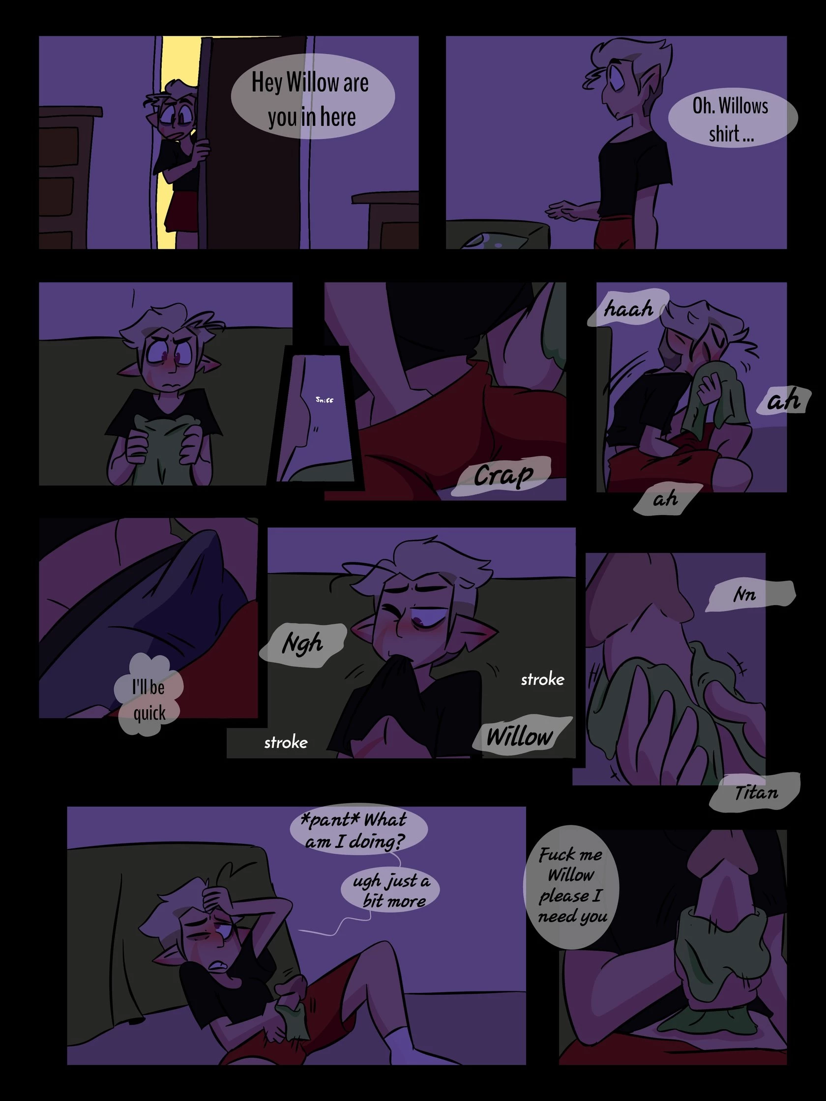 Willow and Hunters story so far (smutzy)