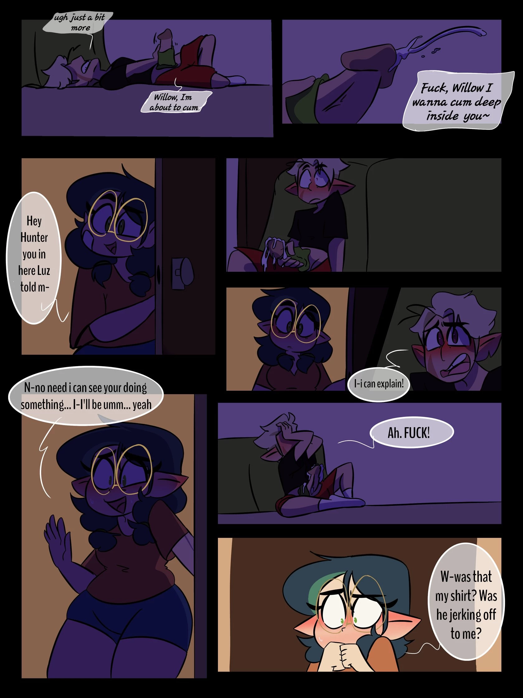 Willow and Hunters story so far (smutzy) image number 1