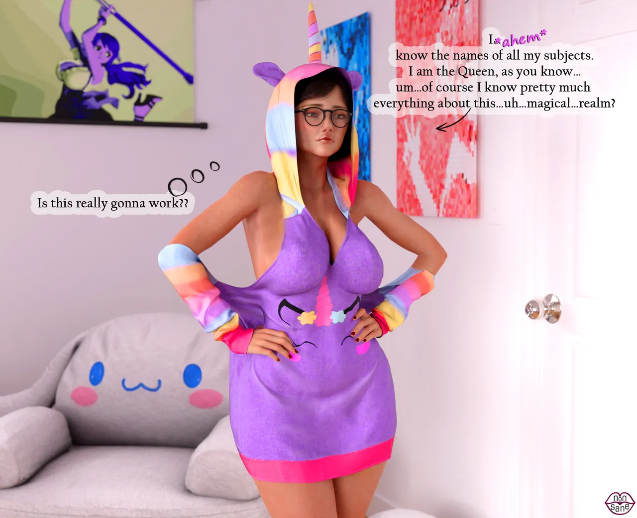 Adicktion Therapy. Dollys Kawaii Care - Unicorn Horned image number 9