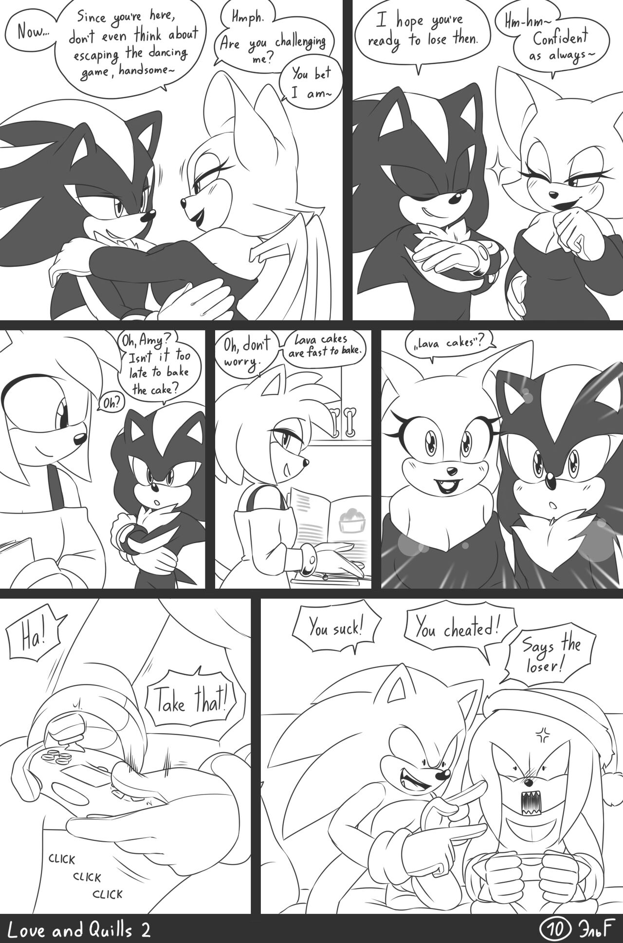 krazyelf - Love and Quills 2 (sonic the hedgehog) porn comic image number 10