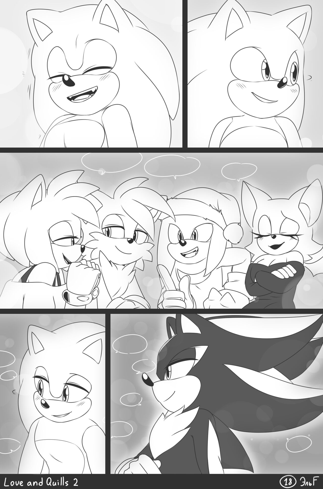 krazyelf - Love and Quills 2 (sonic the hedgehog) porn comic image number 18