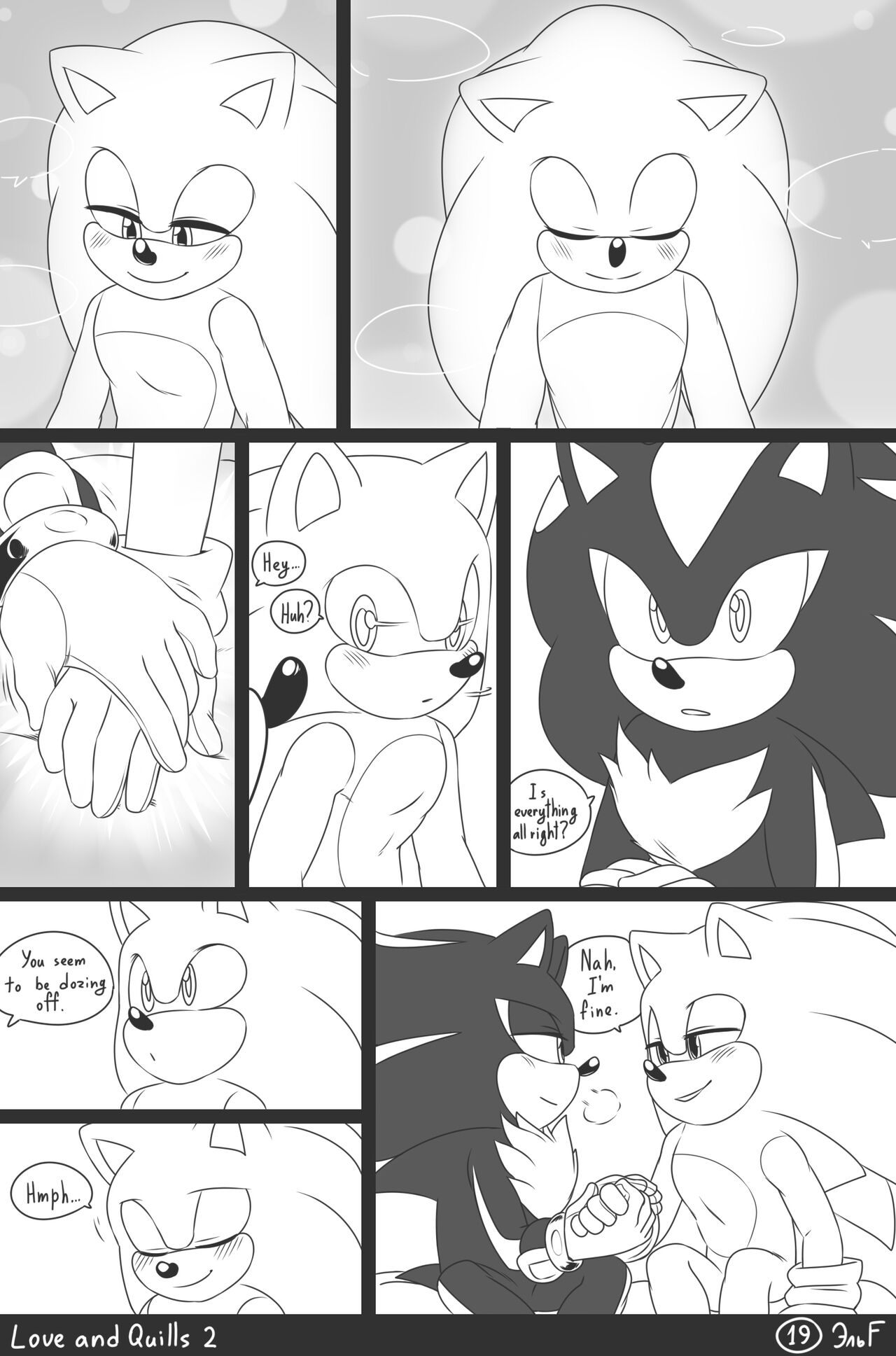 krazyelf - Love and Quills 2 (sonic the hedgehog) porn comic image number 19