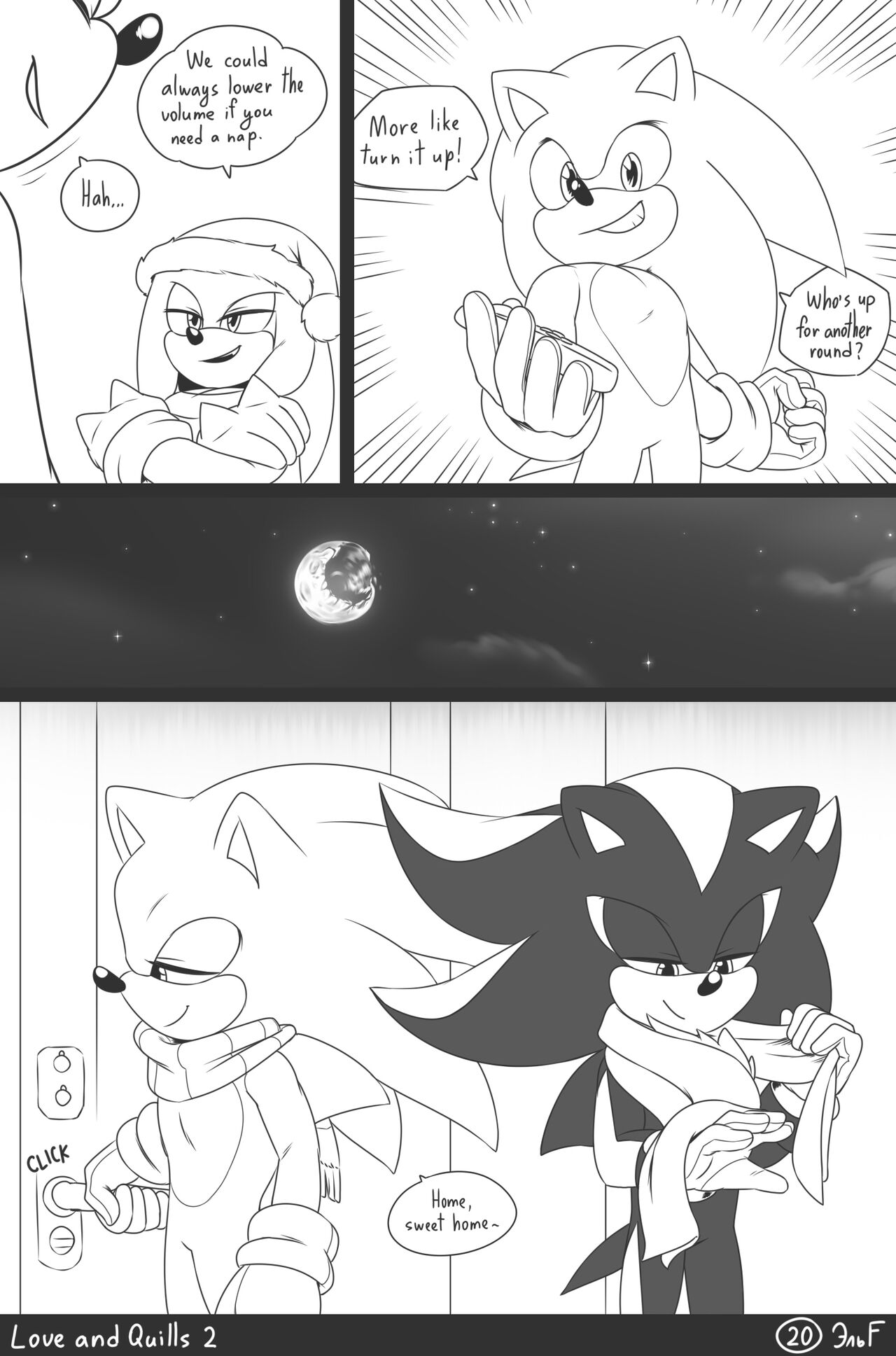 krazyelf - Love and Quills 2 (sonic the hedgehog) porn comic image number 20