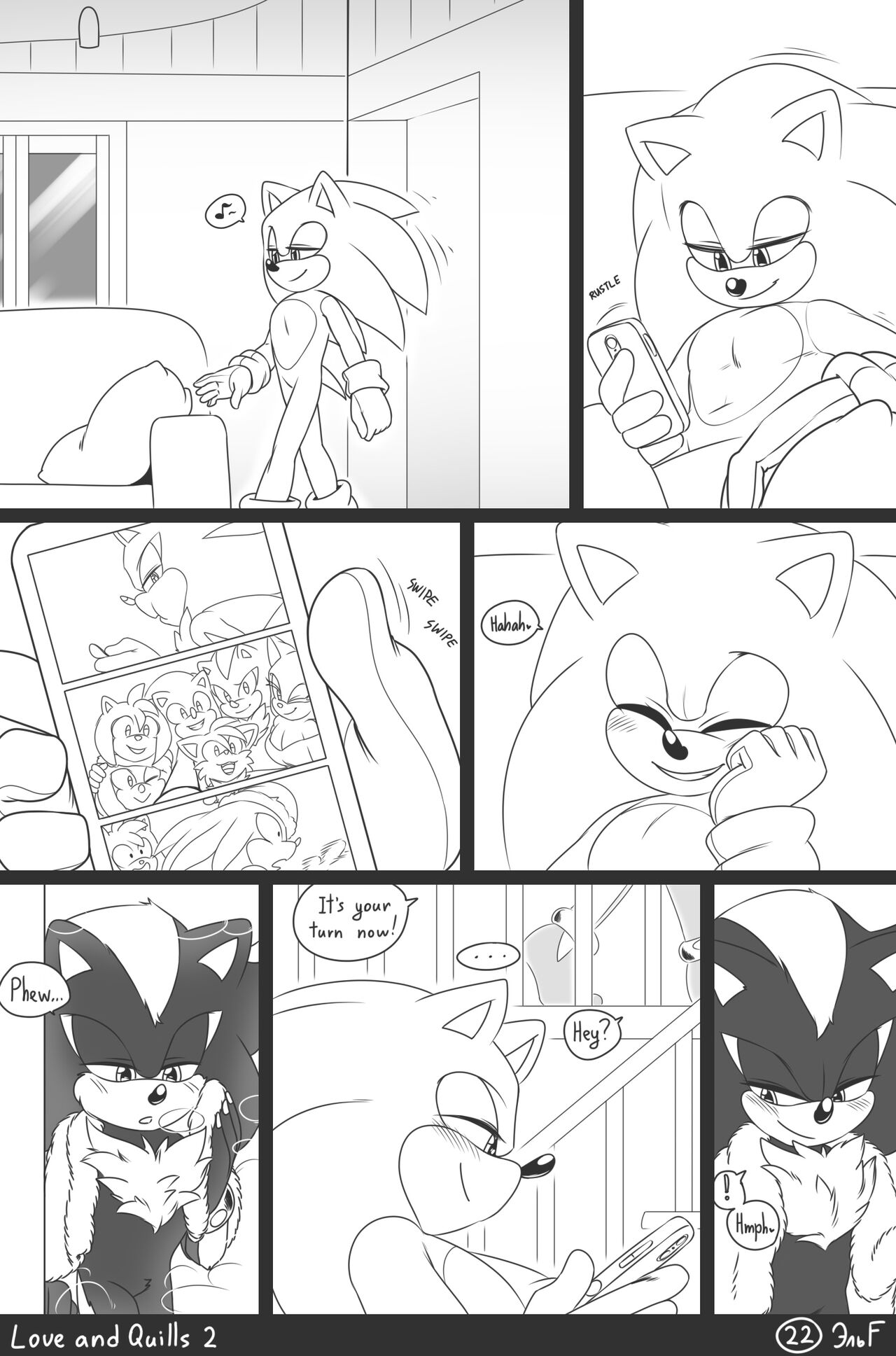 krazyelf - Love and Quills 2 (sonic the hedgehog) porn comic image number 22