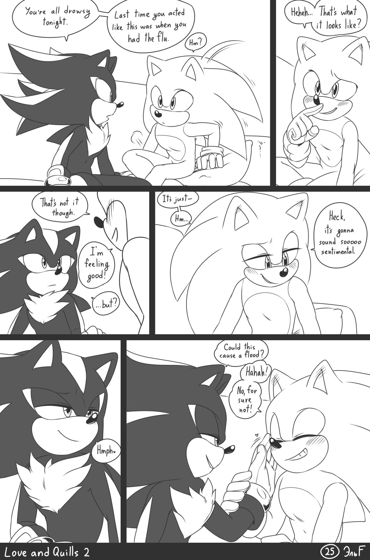 krazyelf - Love and Quills 2 (sonic the hedgehog) porn comic image number 25