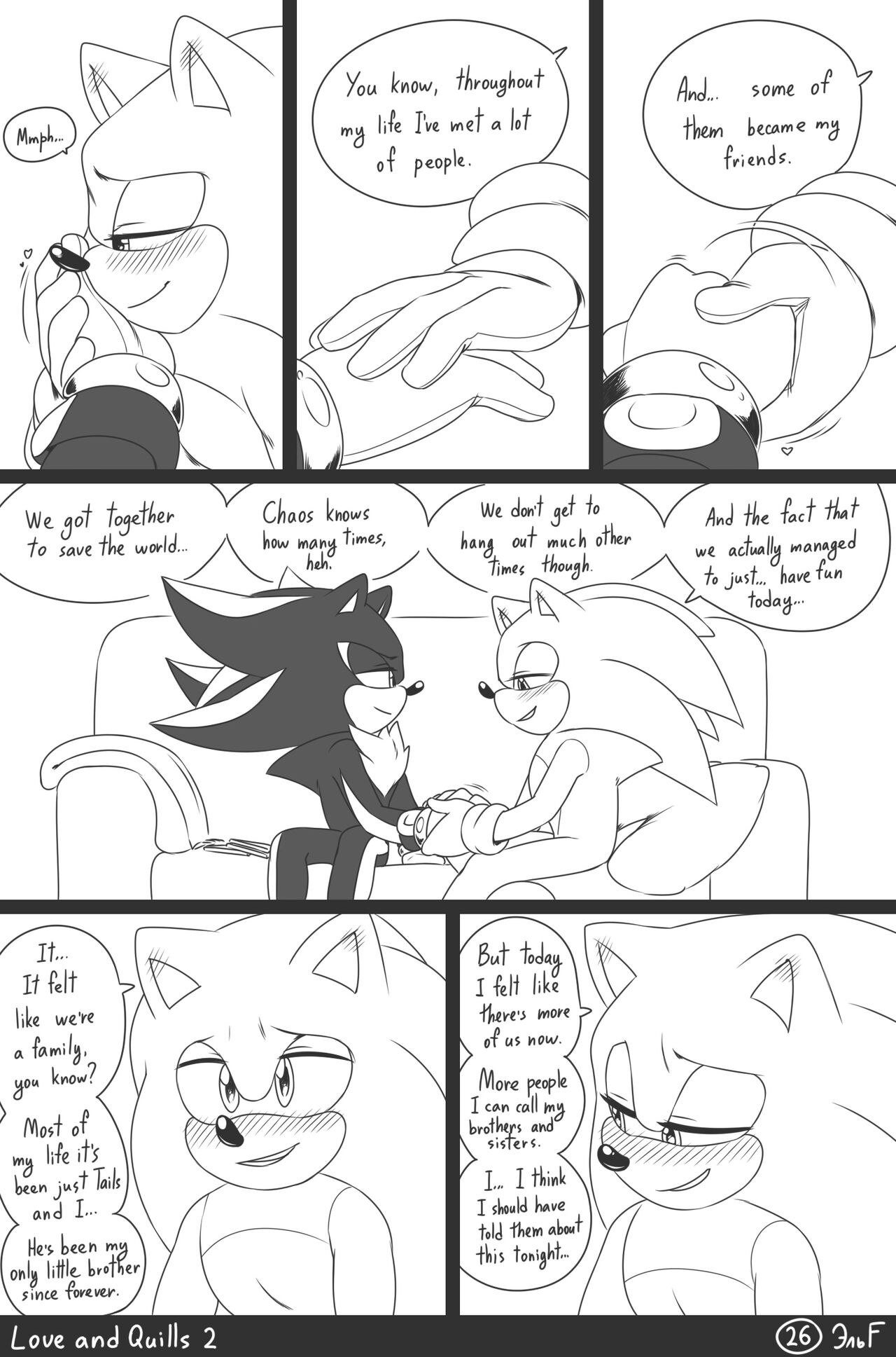 krazyelf - Love and Quills 2 (sonic the hedgehog) porn comic image number 26
