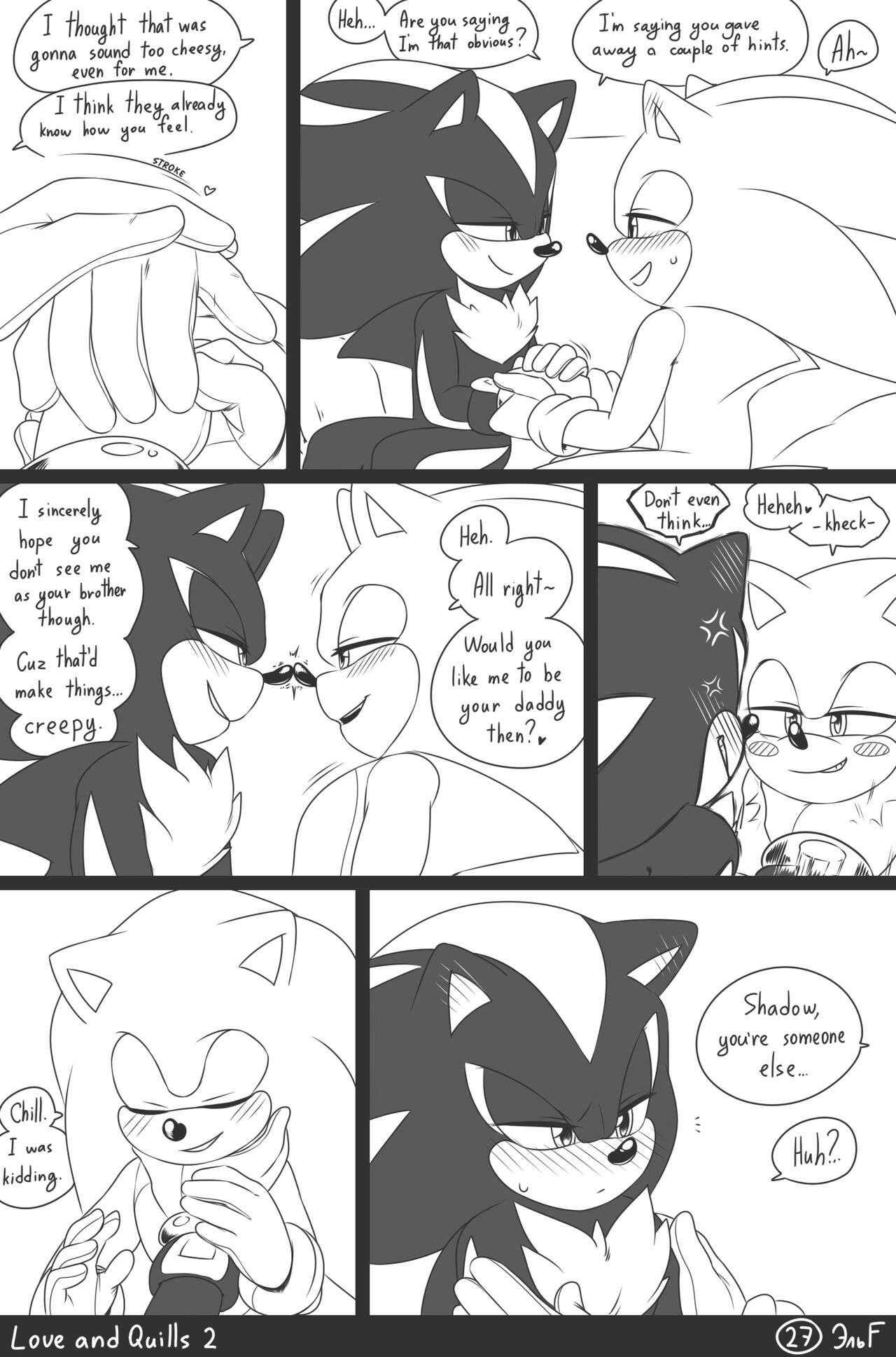 krazyelf - Love and Quills 2 (sonic the hedgehog) porn comic image number 27