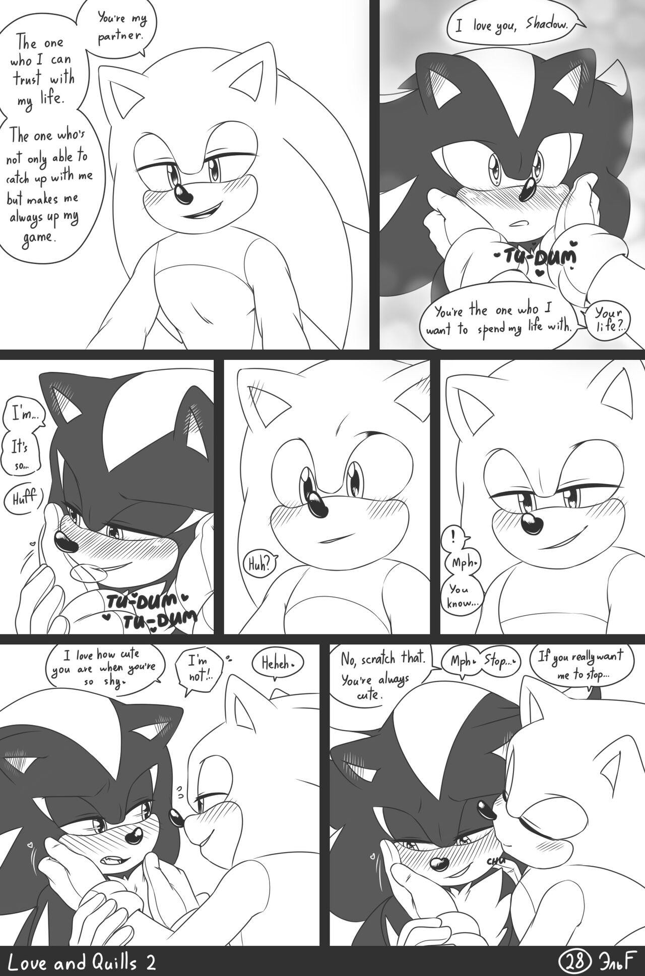 krazyelf - Love and Quills 2 (sonic the hedgehog) porn comic image number 28