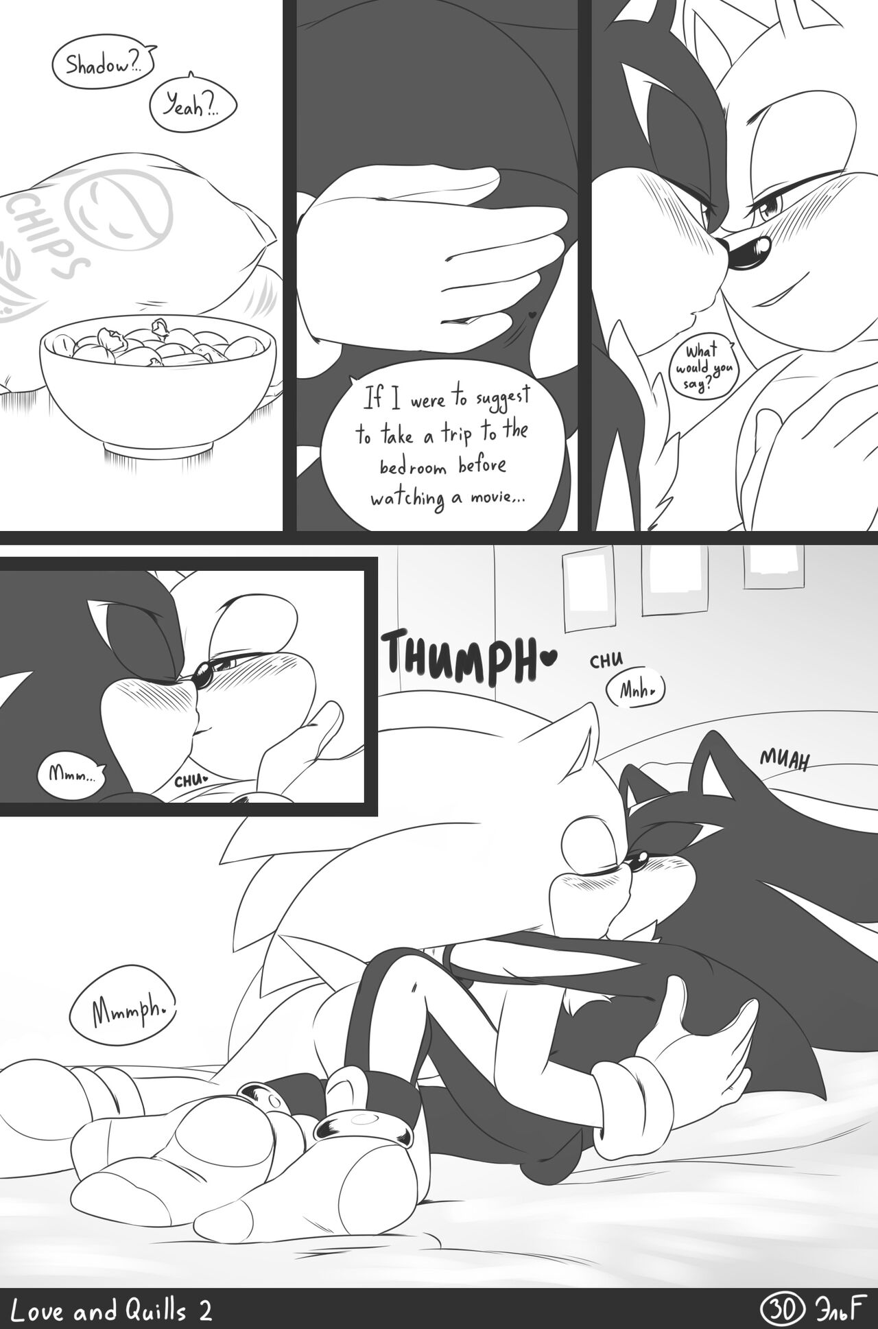 krazyelf - Love and Quills 2 (sonic the hedgehog) porn comic image number 30