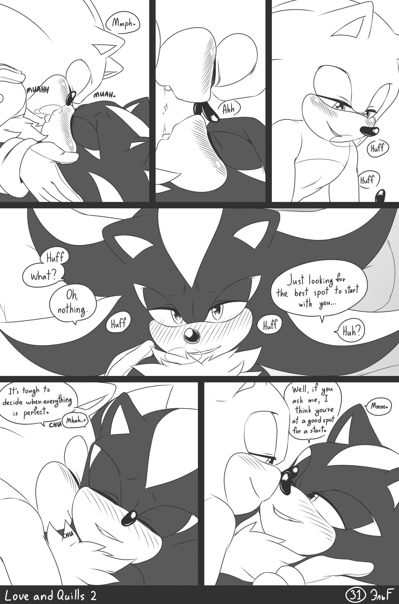 krazyelf - Love and Quills 2 (sonic the hedgehog) porn comic image number 31
