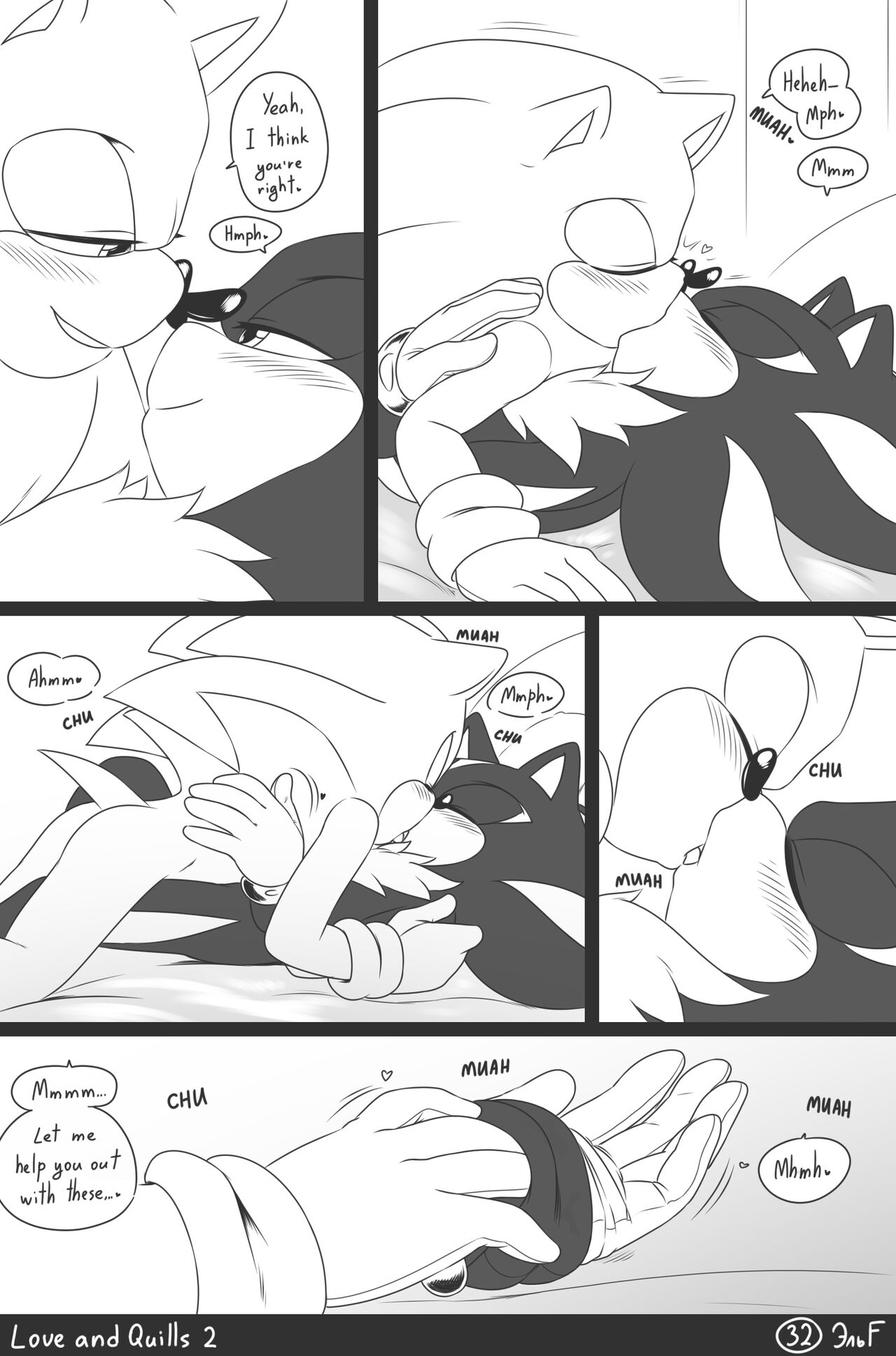 krazyelf - Love and Quills 2 (sonic the hedgehog) porn comic image number 32