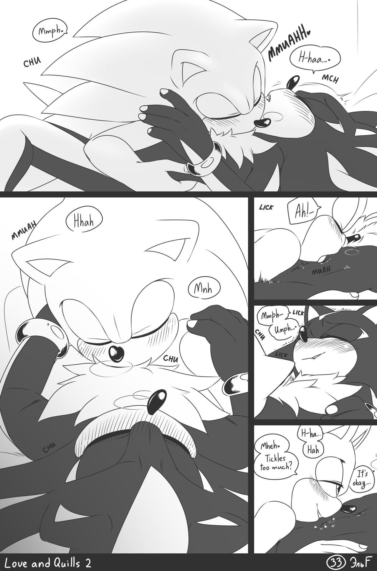 krazyelf - Love and Quills 2 (sonic the hedgehog) porn comic image number 33