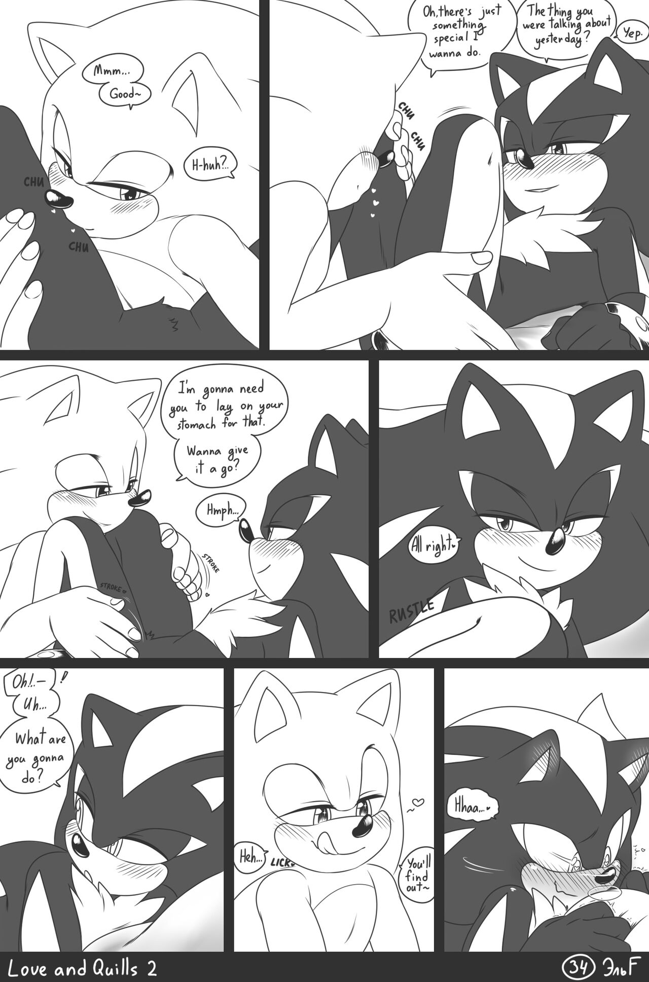 krazyelf - Love and Quills 2 (sonic the hedgehog) porn comic image number 34