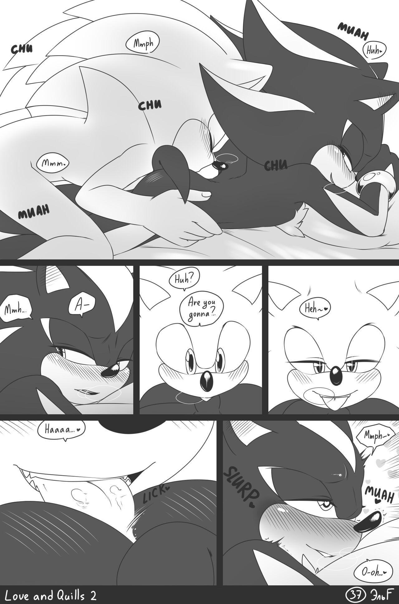 krazyelf - Love and Quills 2 (sonic the hedgehog) porn comic image number 37
