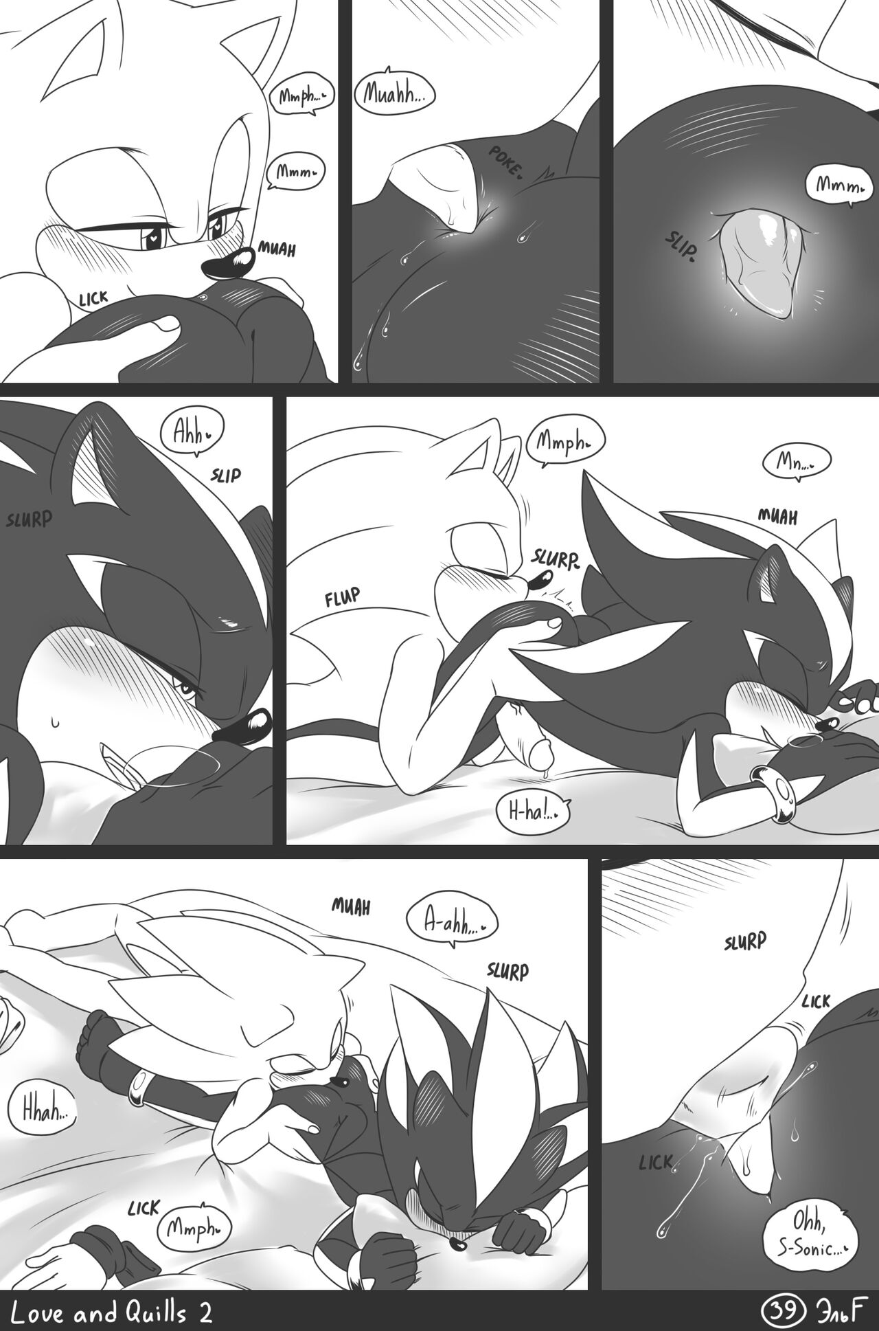 krazyelf - Love and Quills 2 (sonic the hedgehog) porn comic image number 39