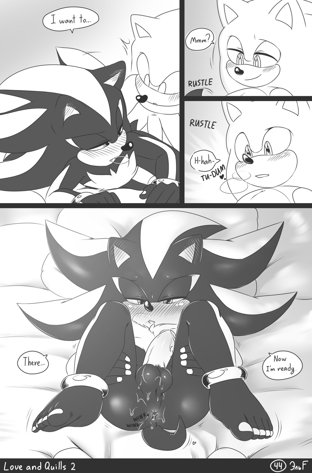 krazyelf - Love and Quills 2 (sonic the hedgehog) porn comic image number 44
