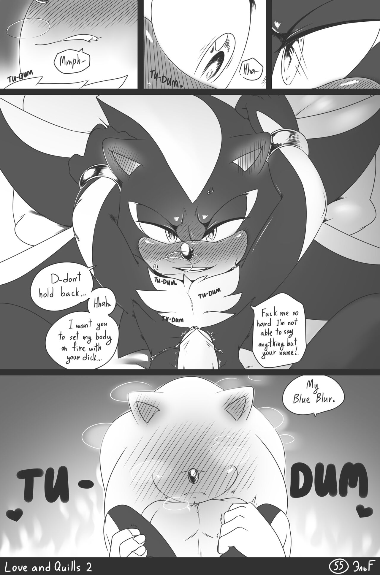 krazyelf - Love and Quills 2 (sonic the hedgehog) porn comic image number 55