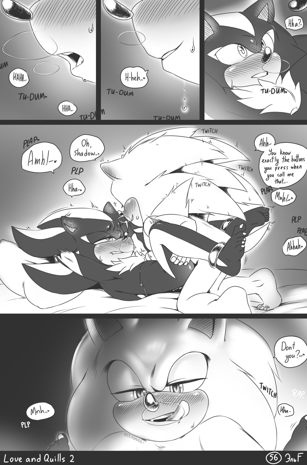 krazyelf - Love and Quills 2 (sonic the hedgehog) porn comic image number 56