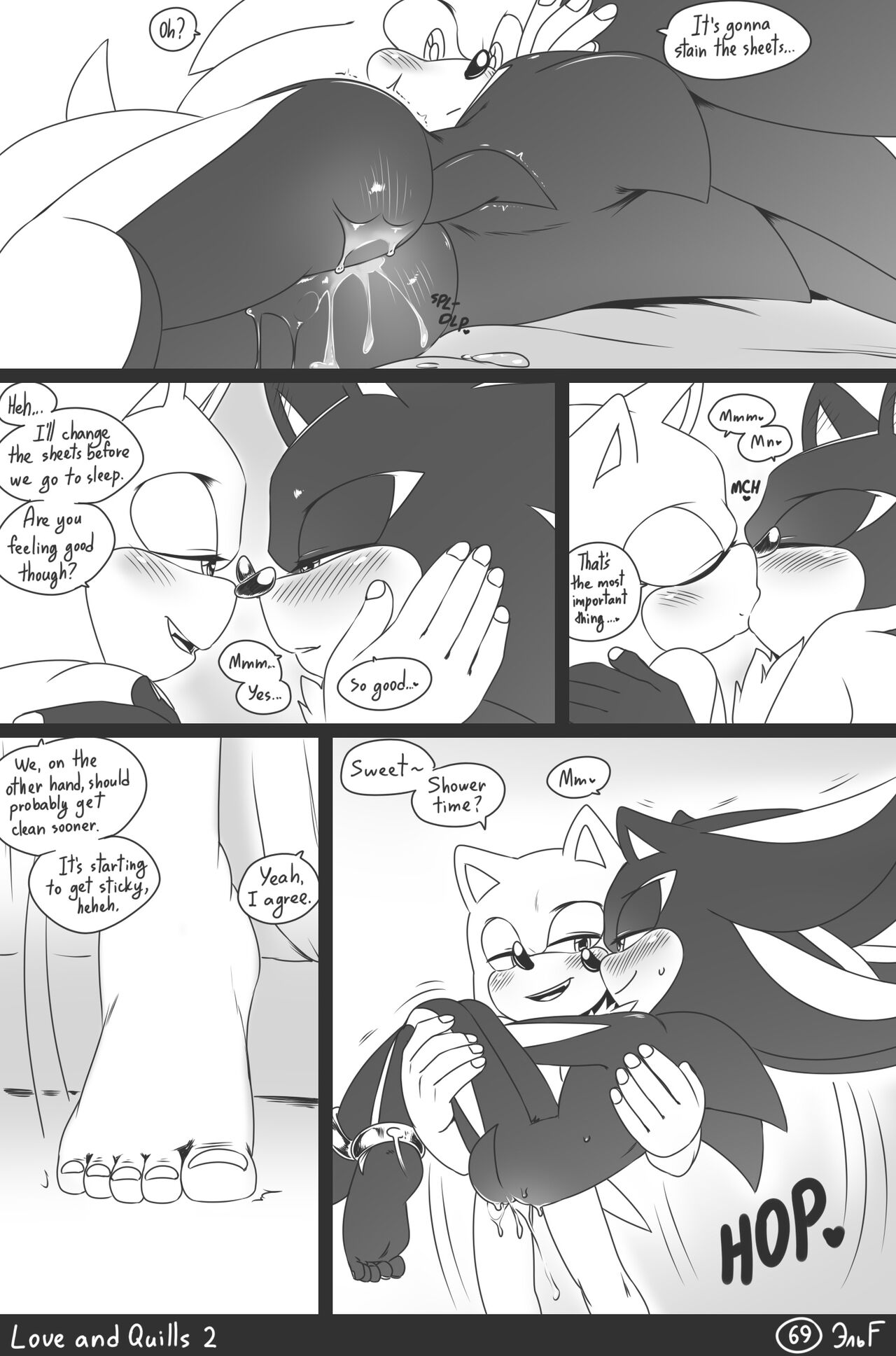 krazyelf - Love and Quills 2 (sonic the hedgehog) porn comic image number 69
