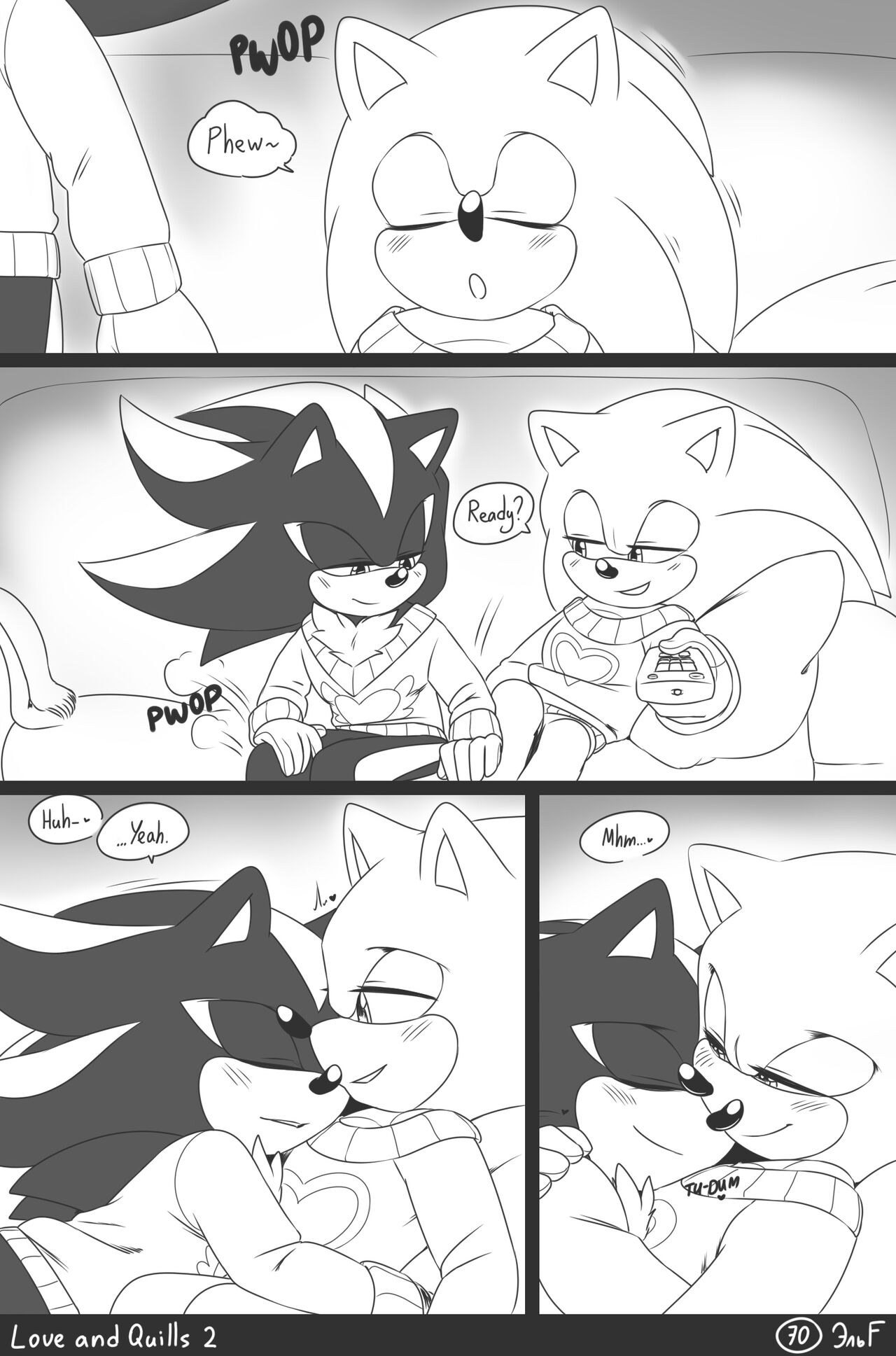 krazyelf - Love and Quills 2 (sonic the hedgehog) porn comic image number 70
