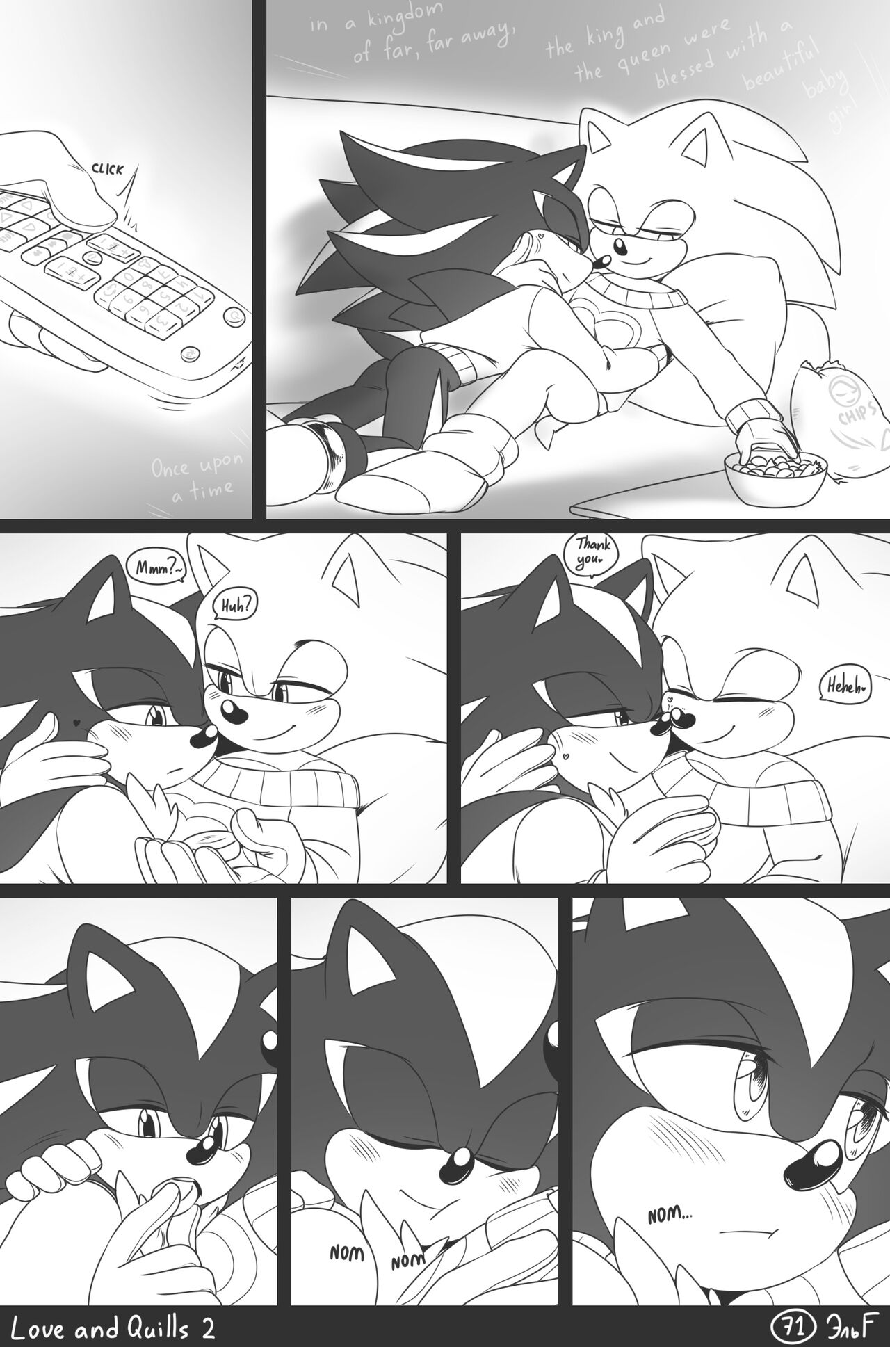 krazyelf - Love and Quills 2 (sonic the hedgehog) porn comic image number 71