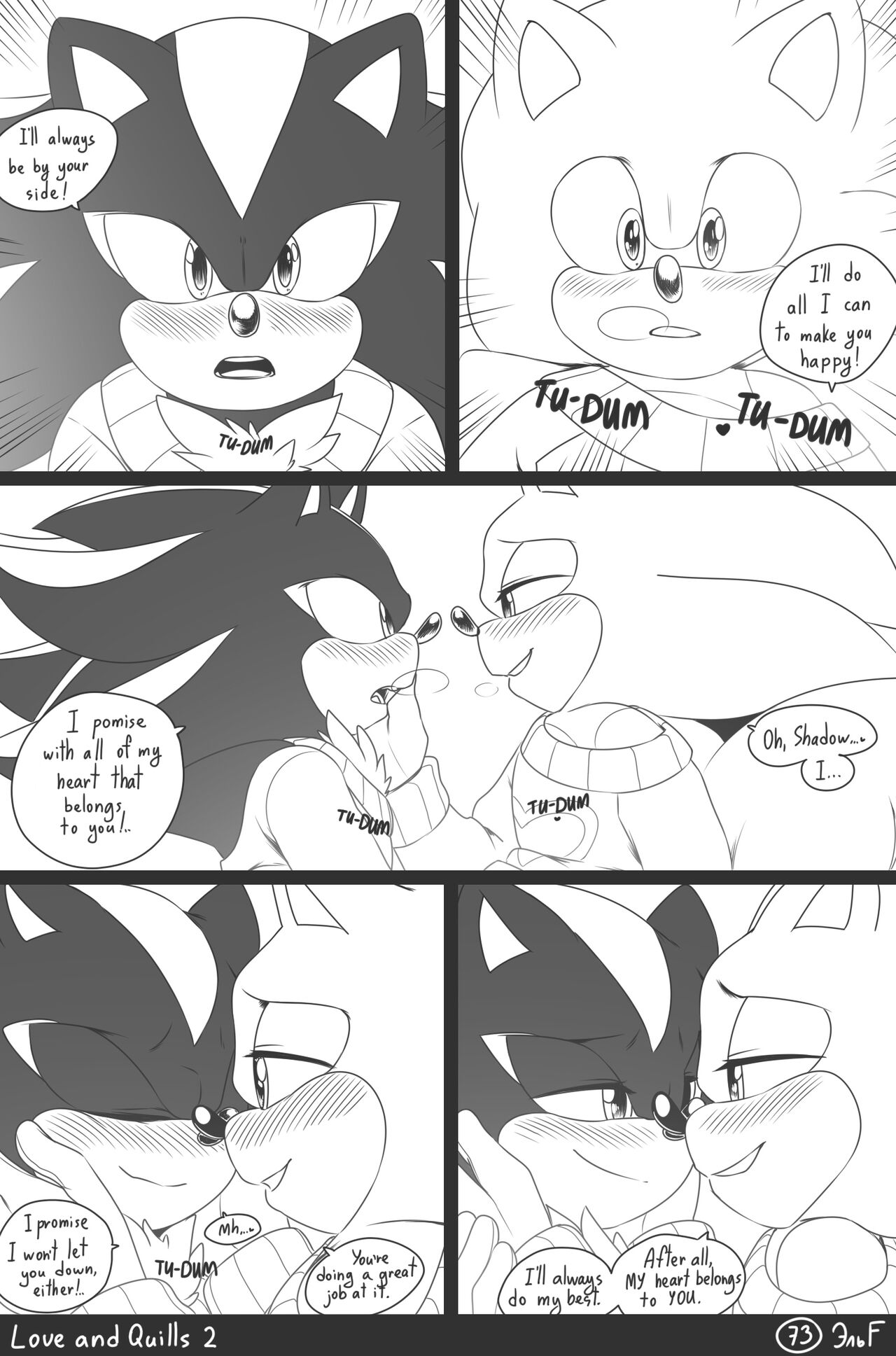 krazyelf - Love and Quills 2 (sonic the hedgehog) porn comic image number 73