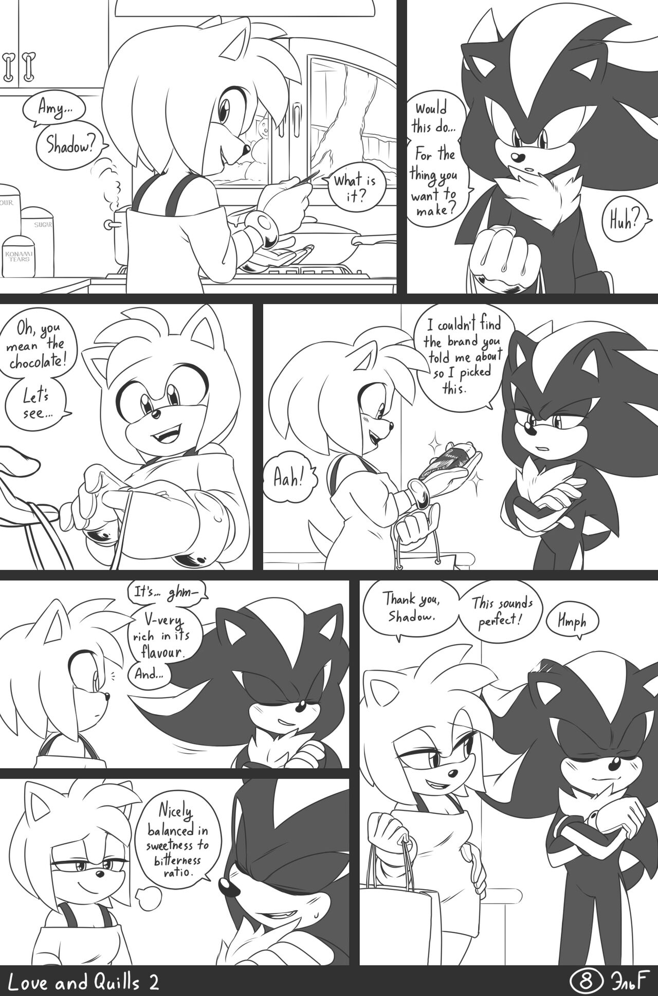 krazyelf - Love and Quills 2 (sonic the hedgehog) porn comic image number 8