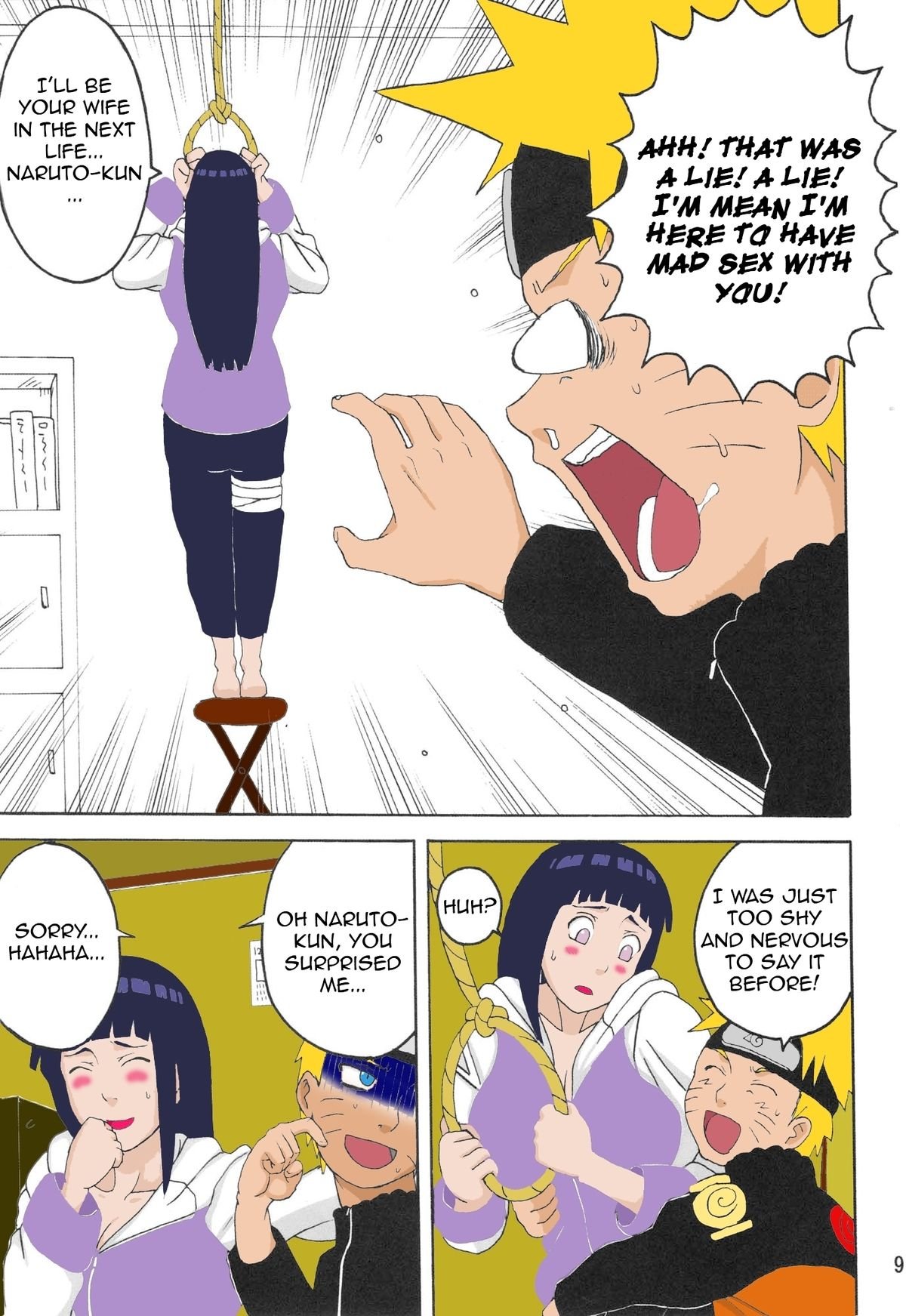 Hinata Fight  2  (Colored) image number 9