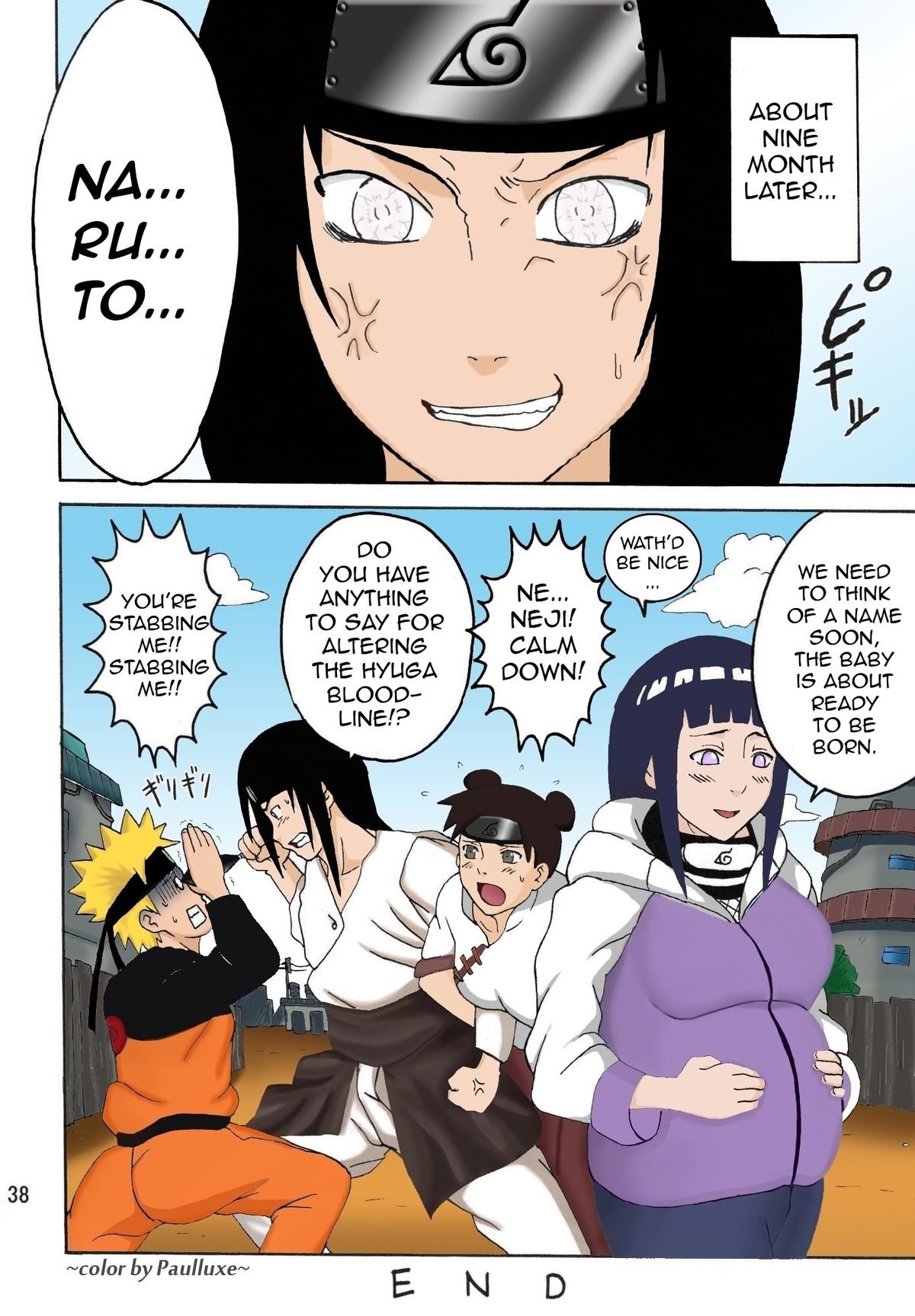 Hinata Fight  2  (Colored) image number 38