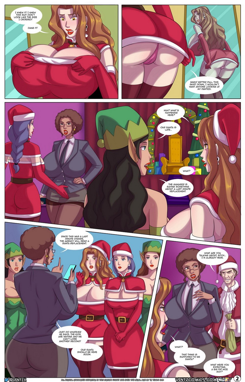 Arabatos - Christmas Story Bad Santa (English) porn comic image number 2