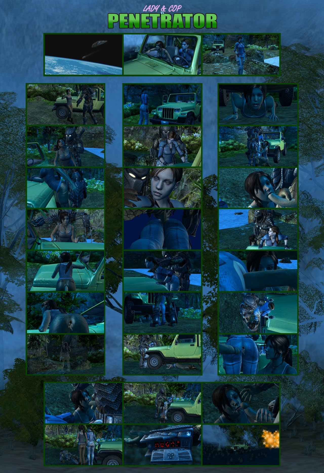 Lady & Cop VS Penetrator 4 (Chapter 1-2) image number 2