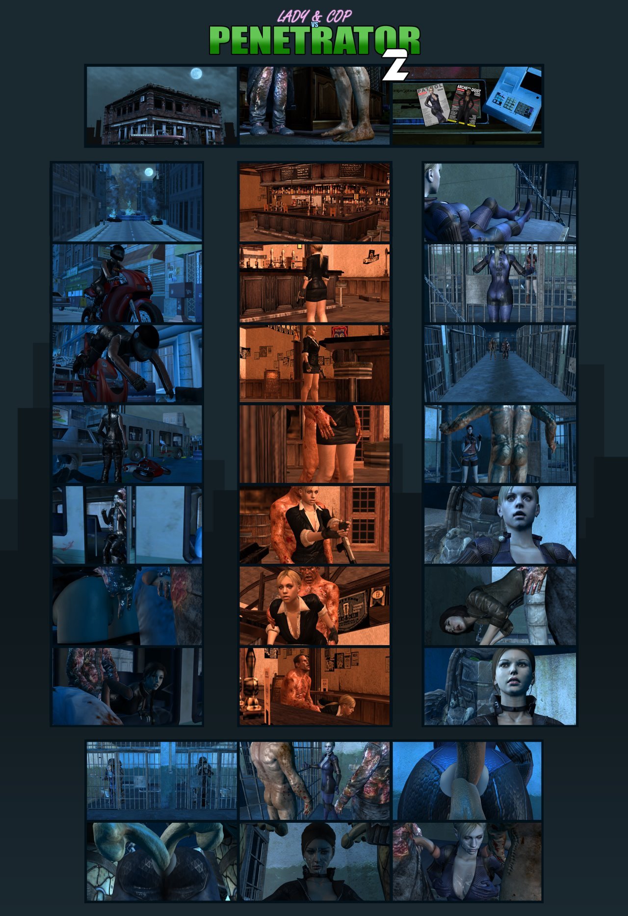 Lady & Cop VS Penetrator 4 (Chapter 1-2) image number 3