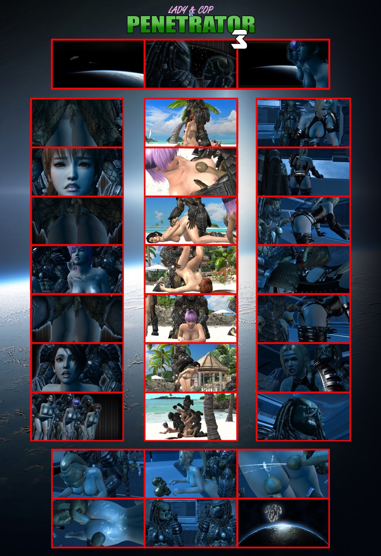 Lady & Cop VS Penetrator 4 (Chapter 1-2) image number 4