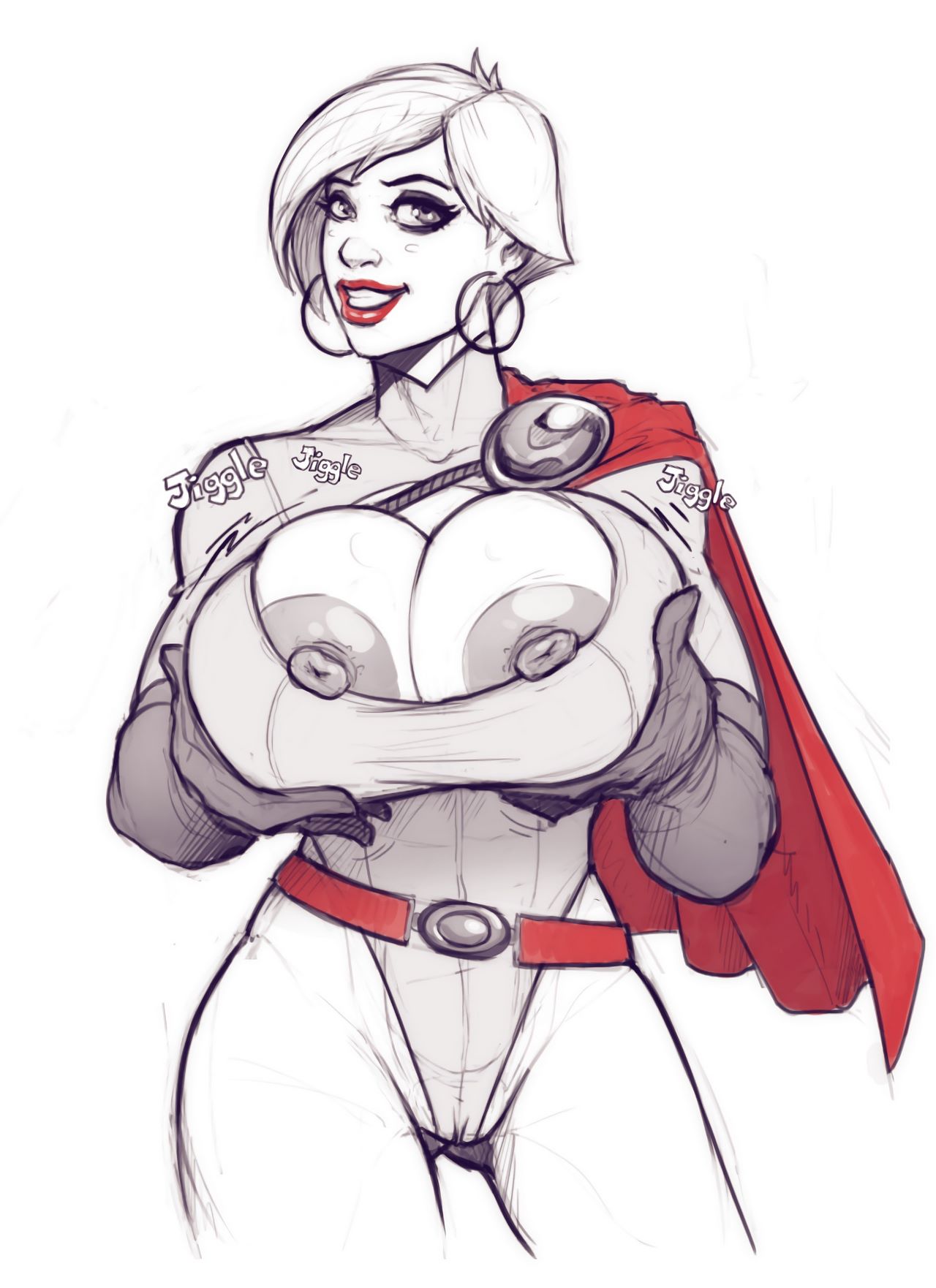 Power girl on Darkseid image number 3