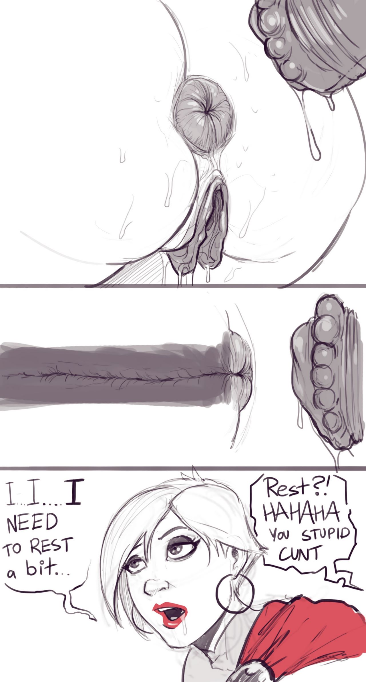 Power girl on Darkseid image number 54