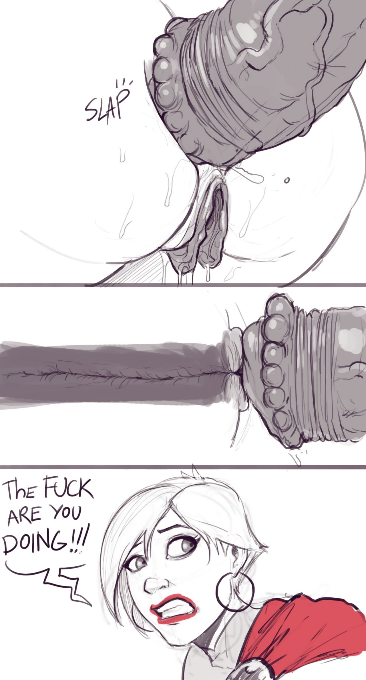 Power girl on Darkseid image number 55