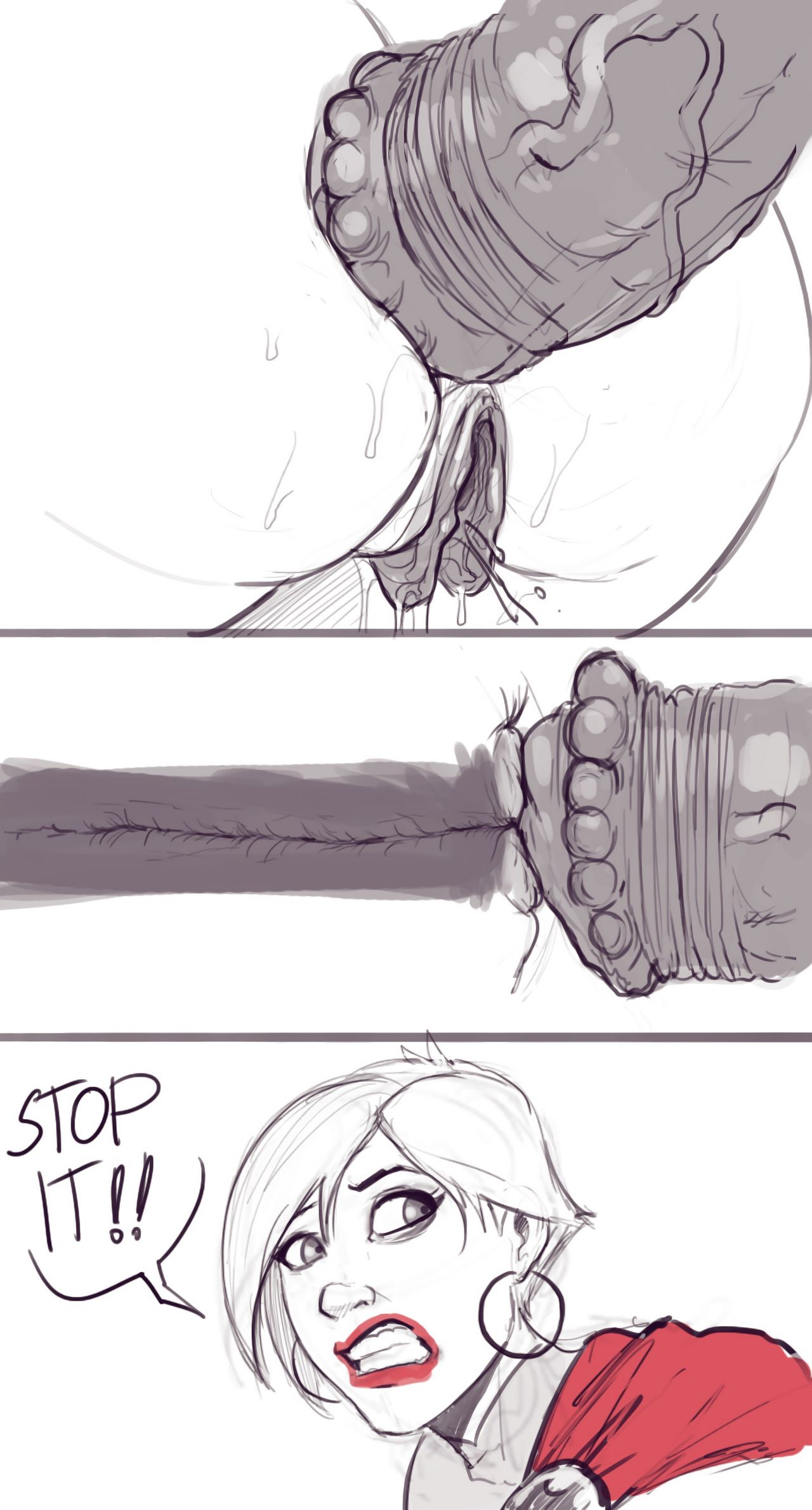 Power girl on Darkseid image number 56