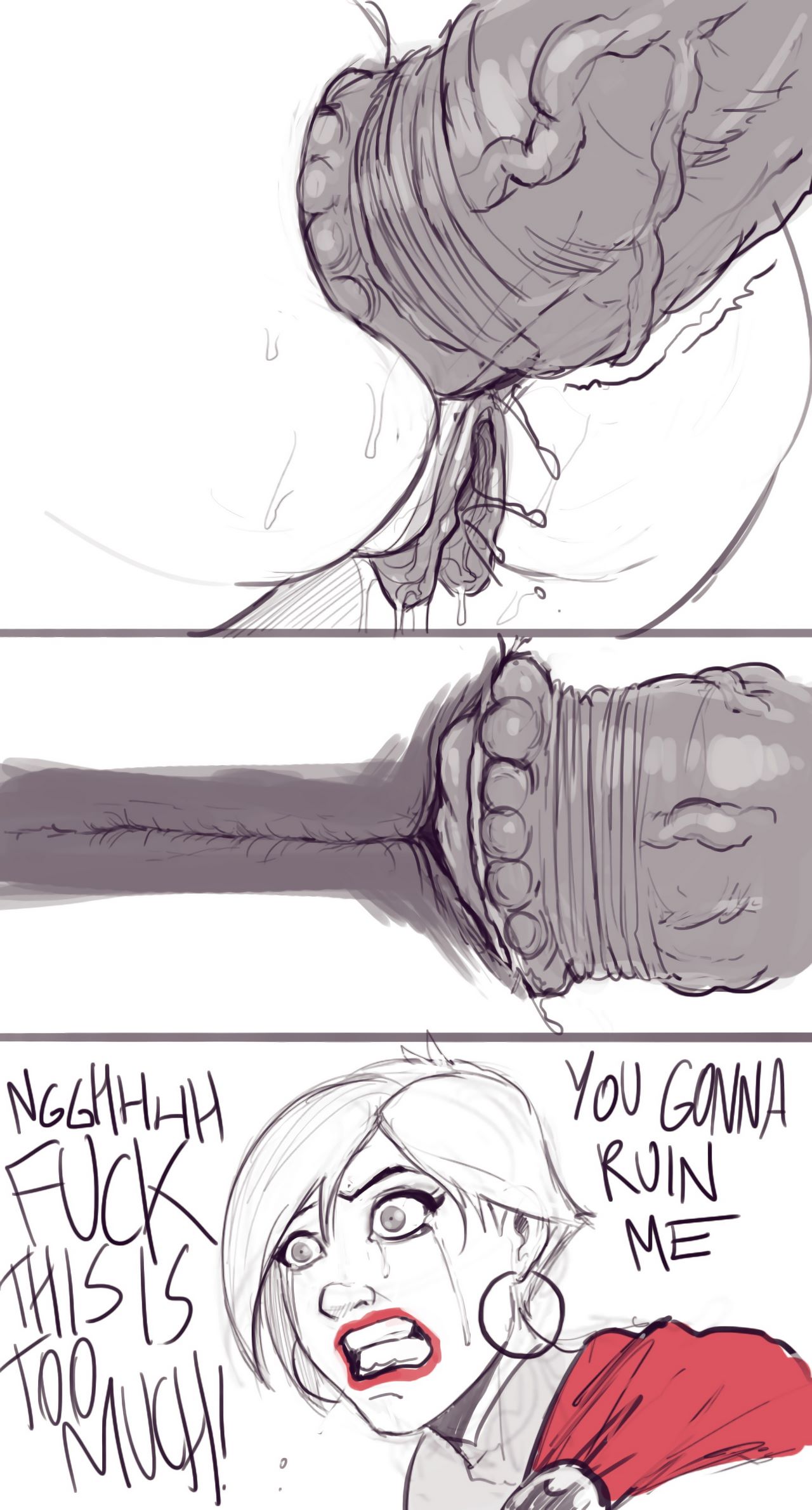 Power girl on Darkseid image number 58