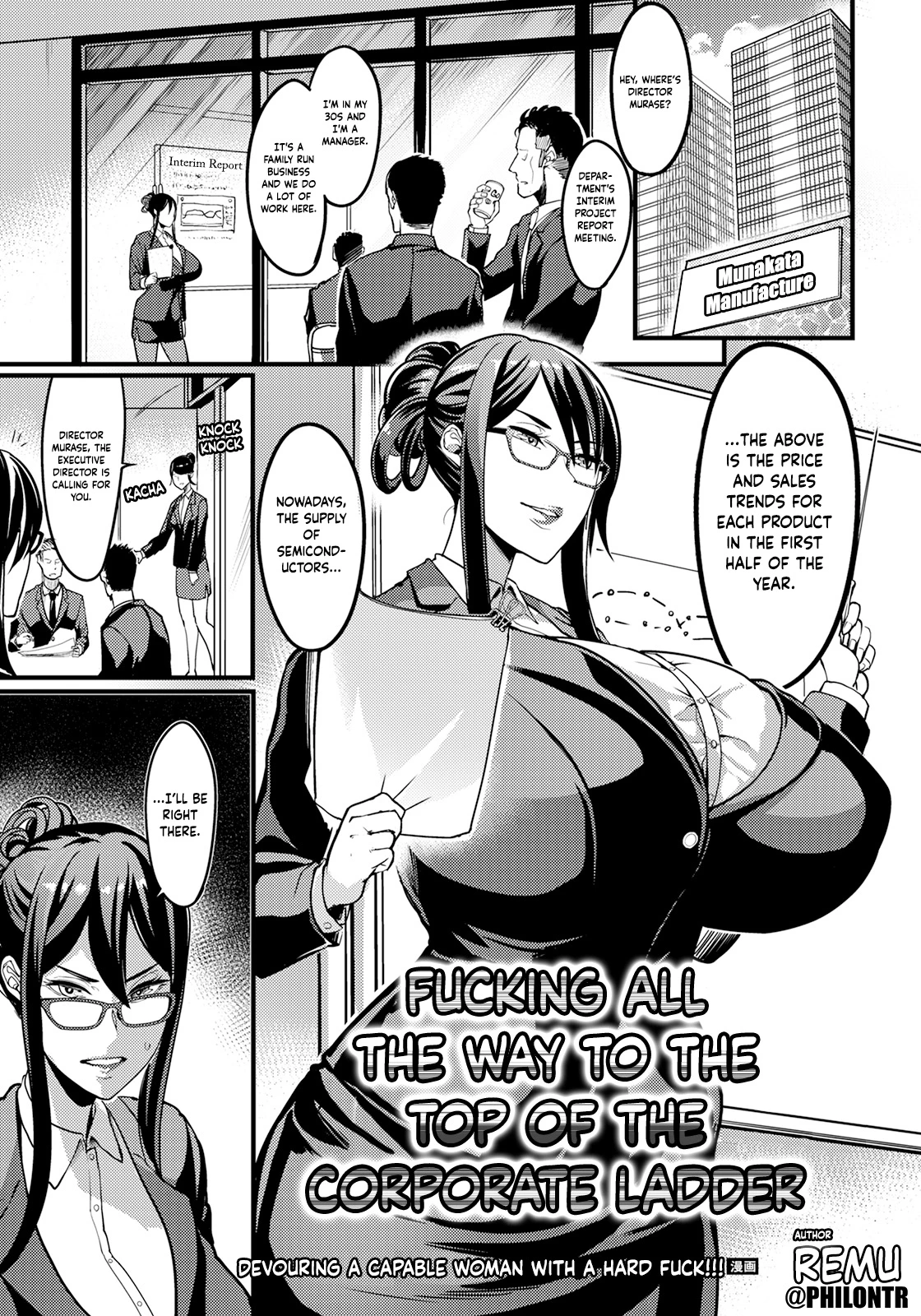 Fucking All the Way to the  of the Corporate Ladder  Hame Ochi Shusse Kai Michi