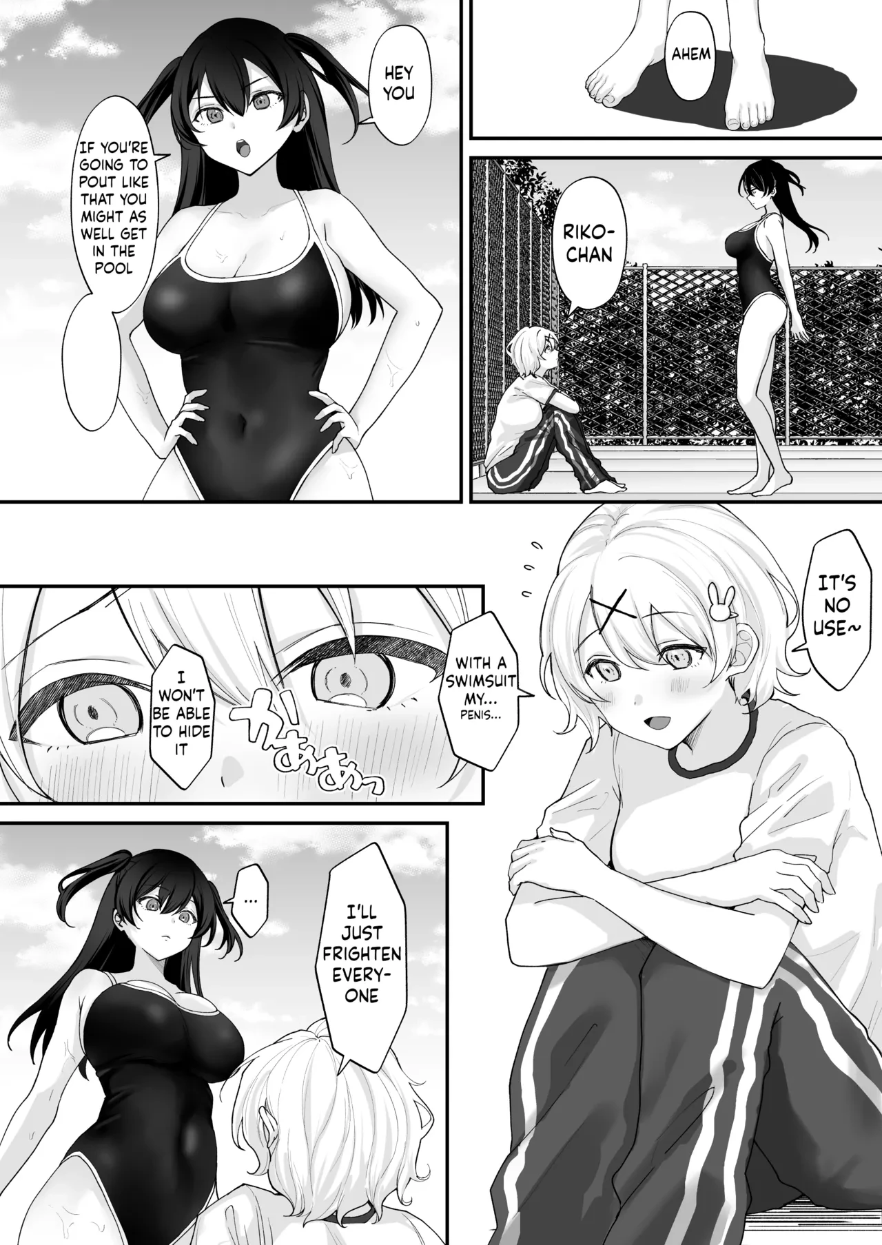 Seiyoku ni Maketa Natsu Futanari Shoujo to Noukou Nama Sex image number 2