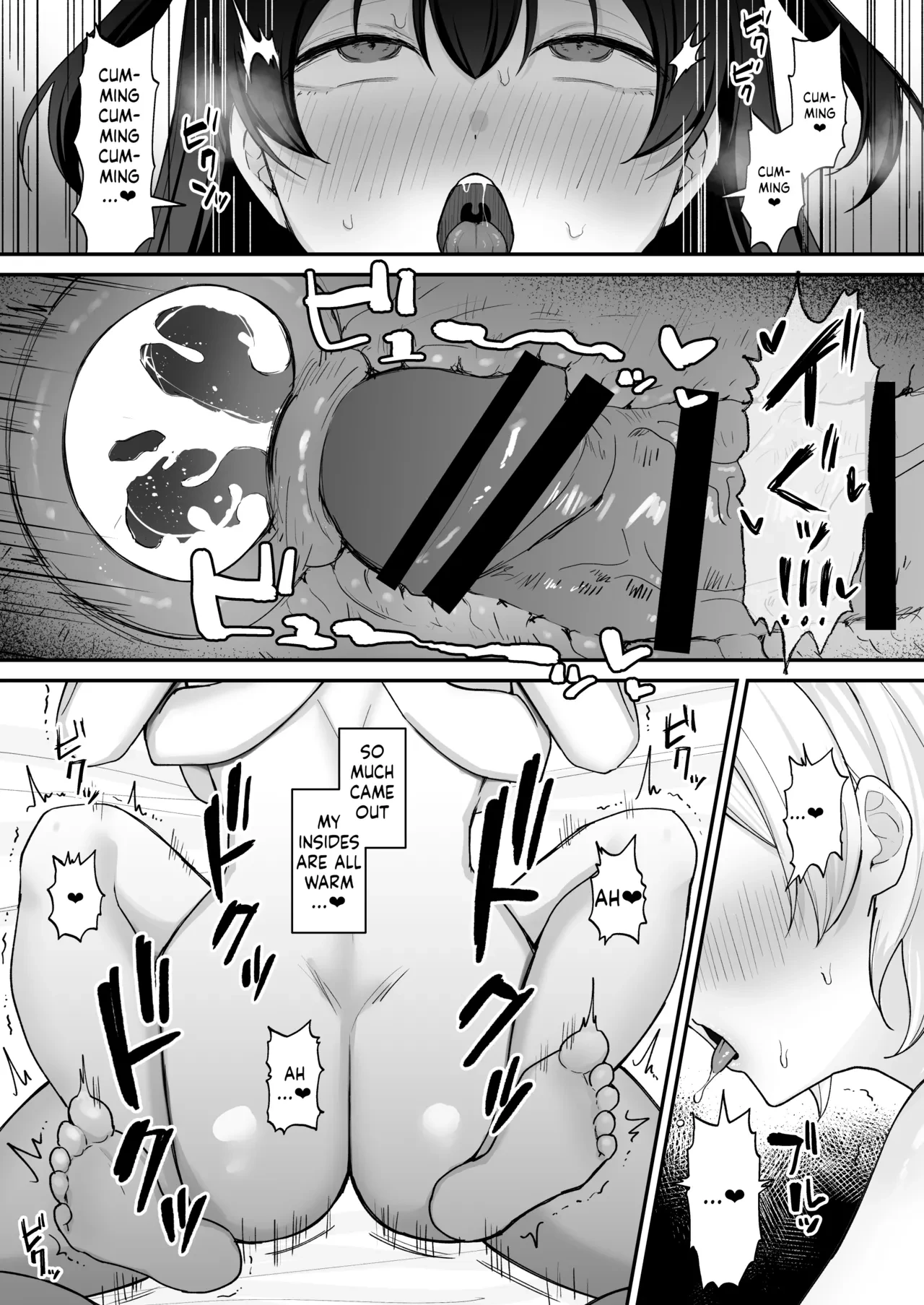 Seiyoku ni Maketa Natsu Futanari Shoujo to Noukou Nama Sex image number 35