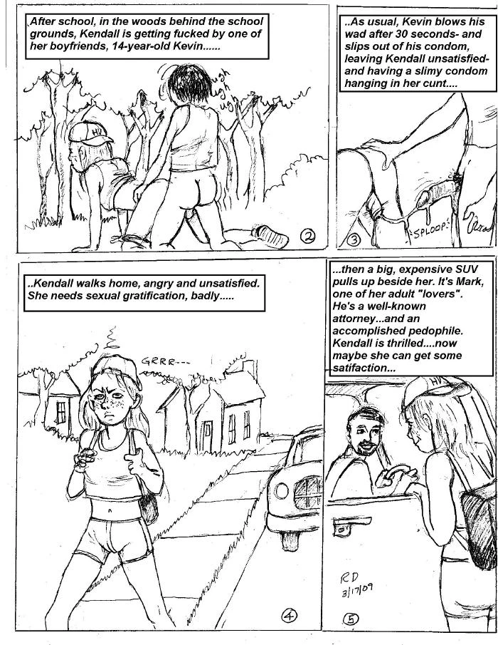 A Day In The Life Of A Pre-Teen Slut [English] image number 1