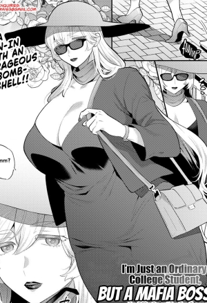 Im just an ordinary college student but a mafia boss lady is madly in love with me! English