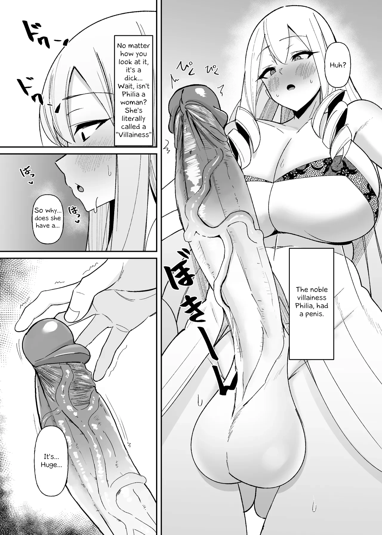 I was reincarnated as a villainess in an otome Game who was a futanari in her backstory  Otome Game no Akuyaku Reijou ni Tensei Shitara Ura Settei de Futanari deshita image number 3